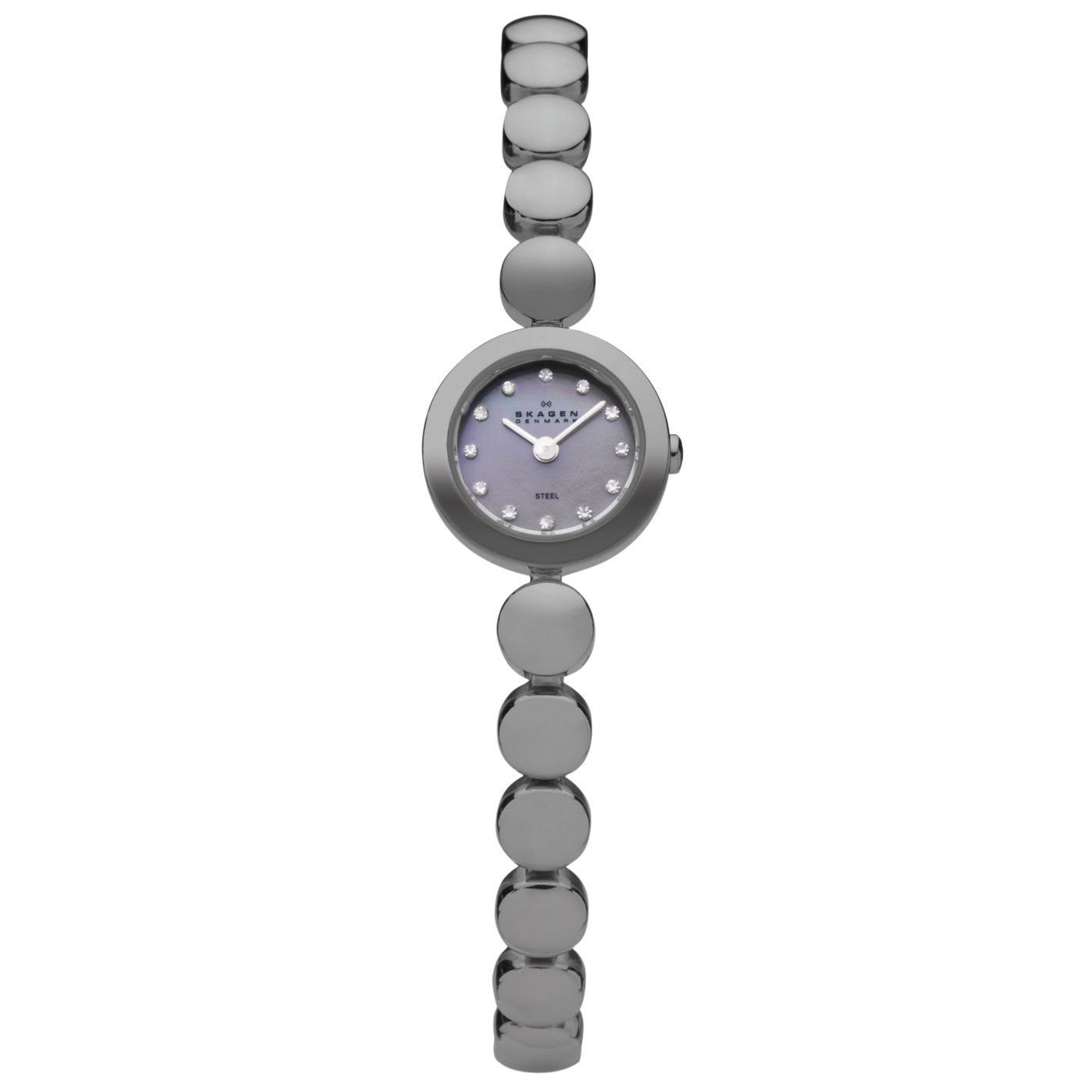 Skagen 107XSMXM Women's Mother of Pearl Dial Steel Bracelet Watch at John Lewis