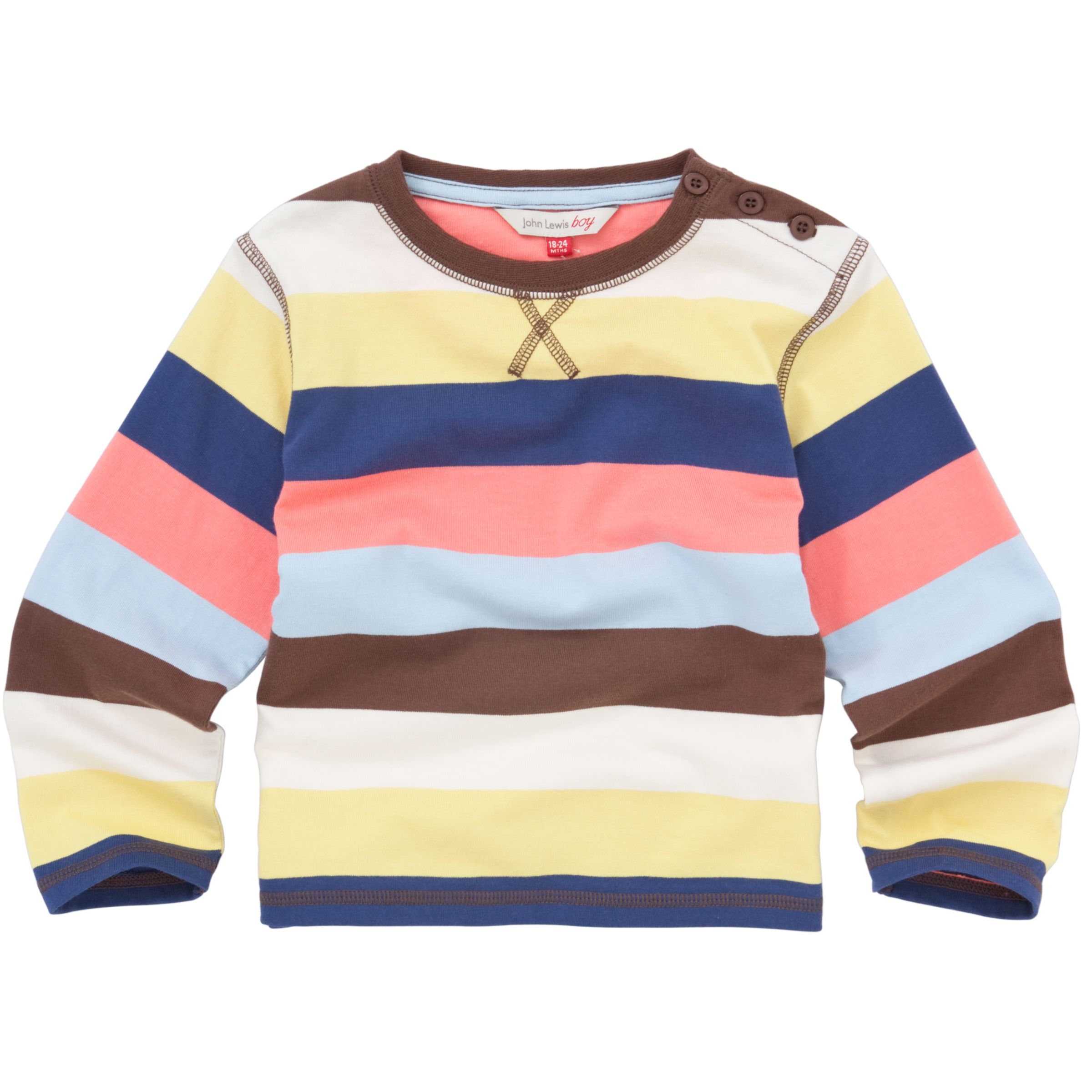 Block Stripe T-shirt, Multi