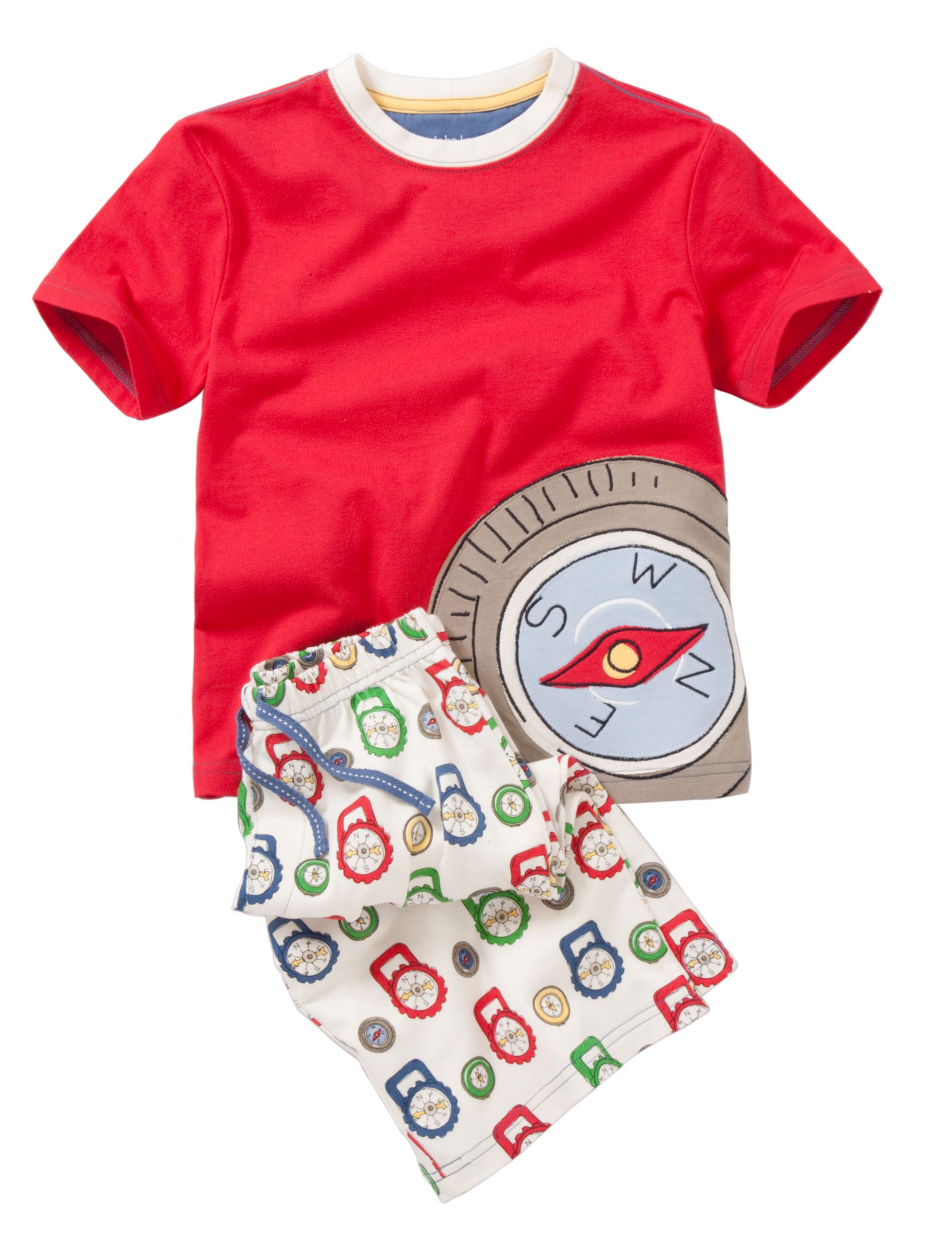 John Lewis Boy Compass T-Shirt and Shorts