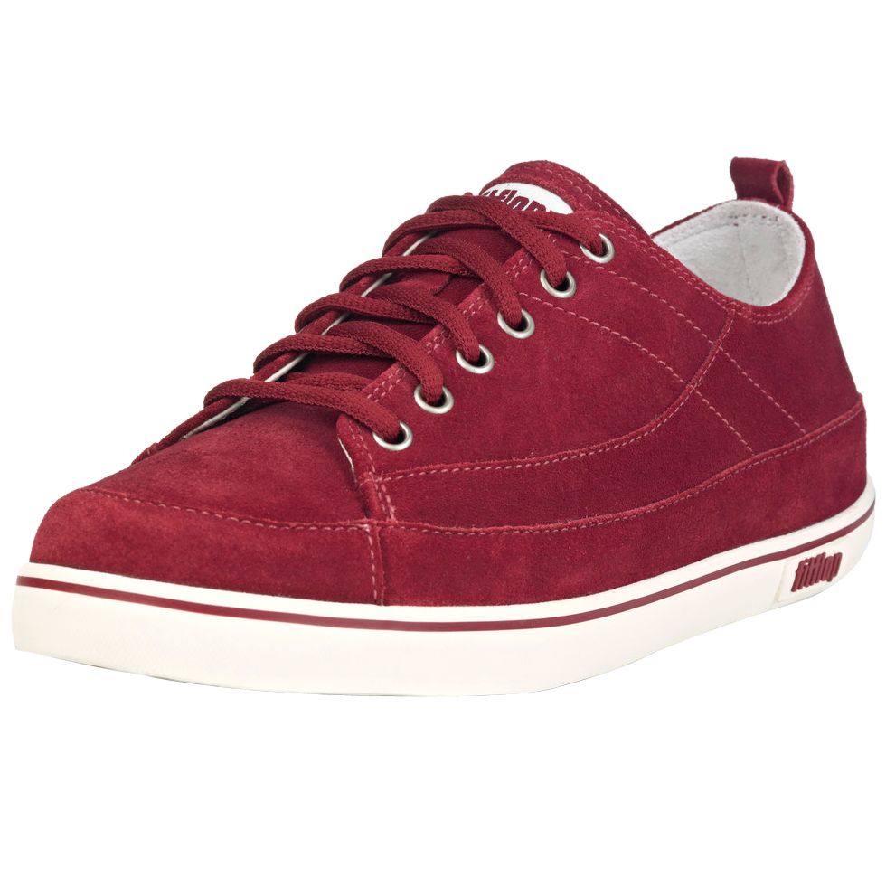 FitFlop FF Supertone Suede Trainers, Pink