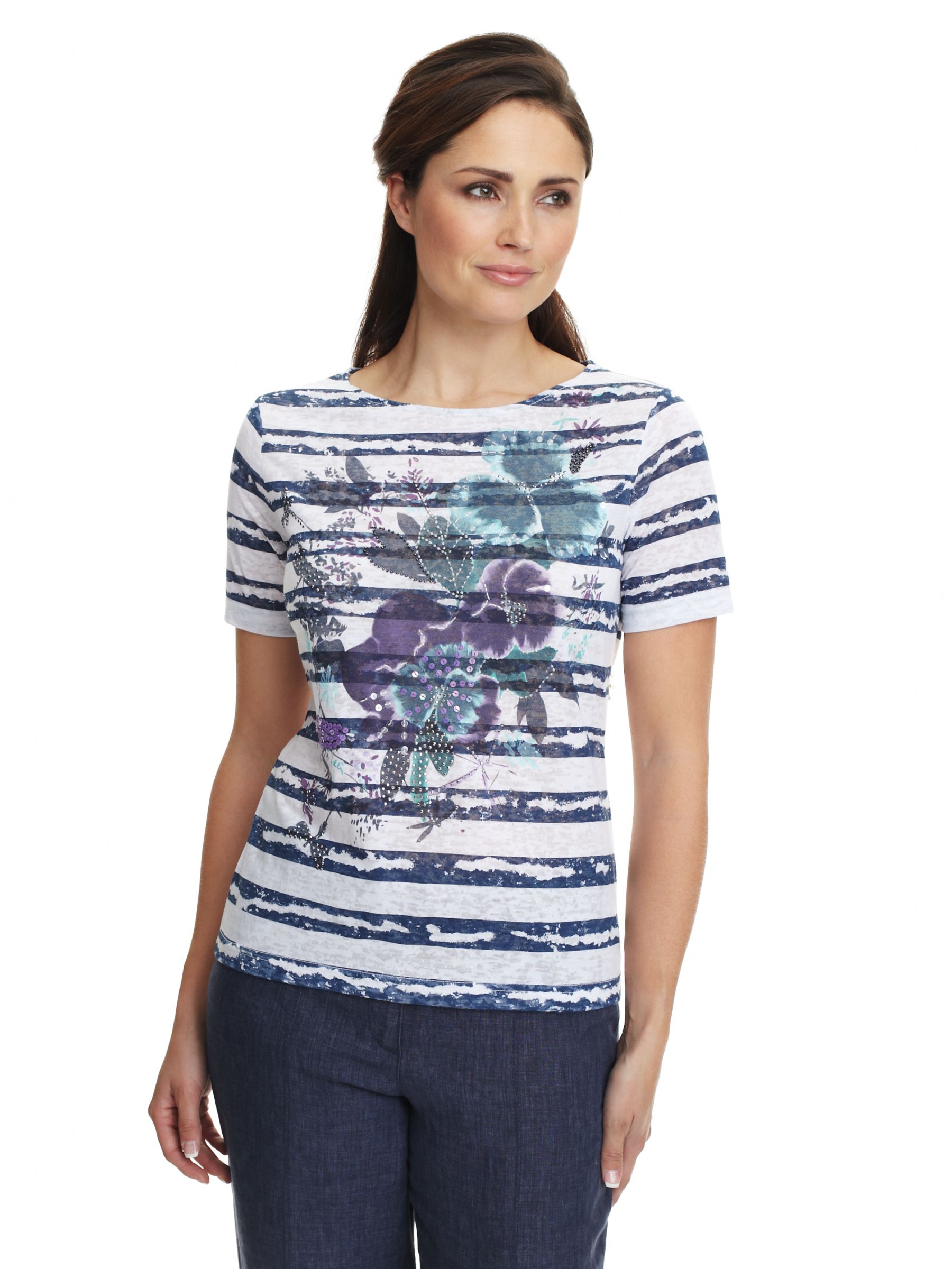 Stripe T-Shirt, Blue