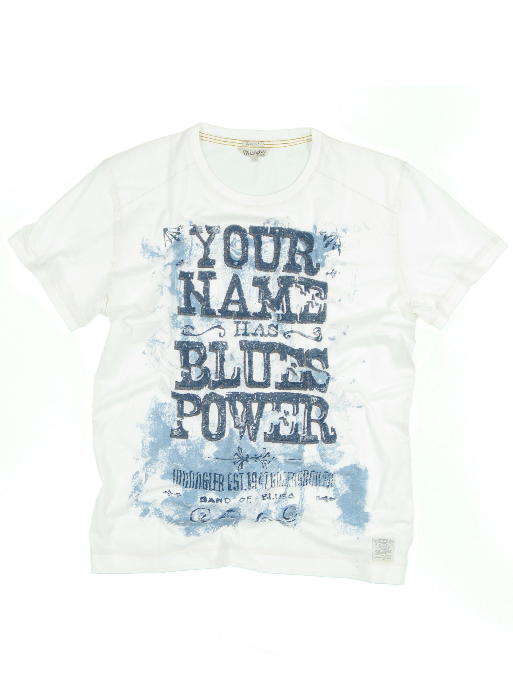 Blue Power Short Sleeve T-Shirt,