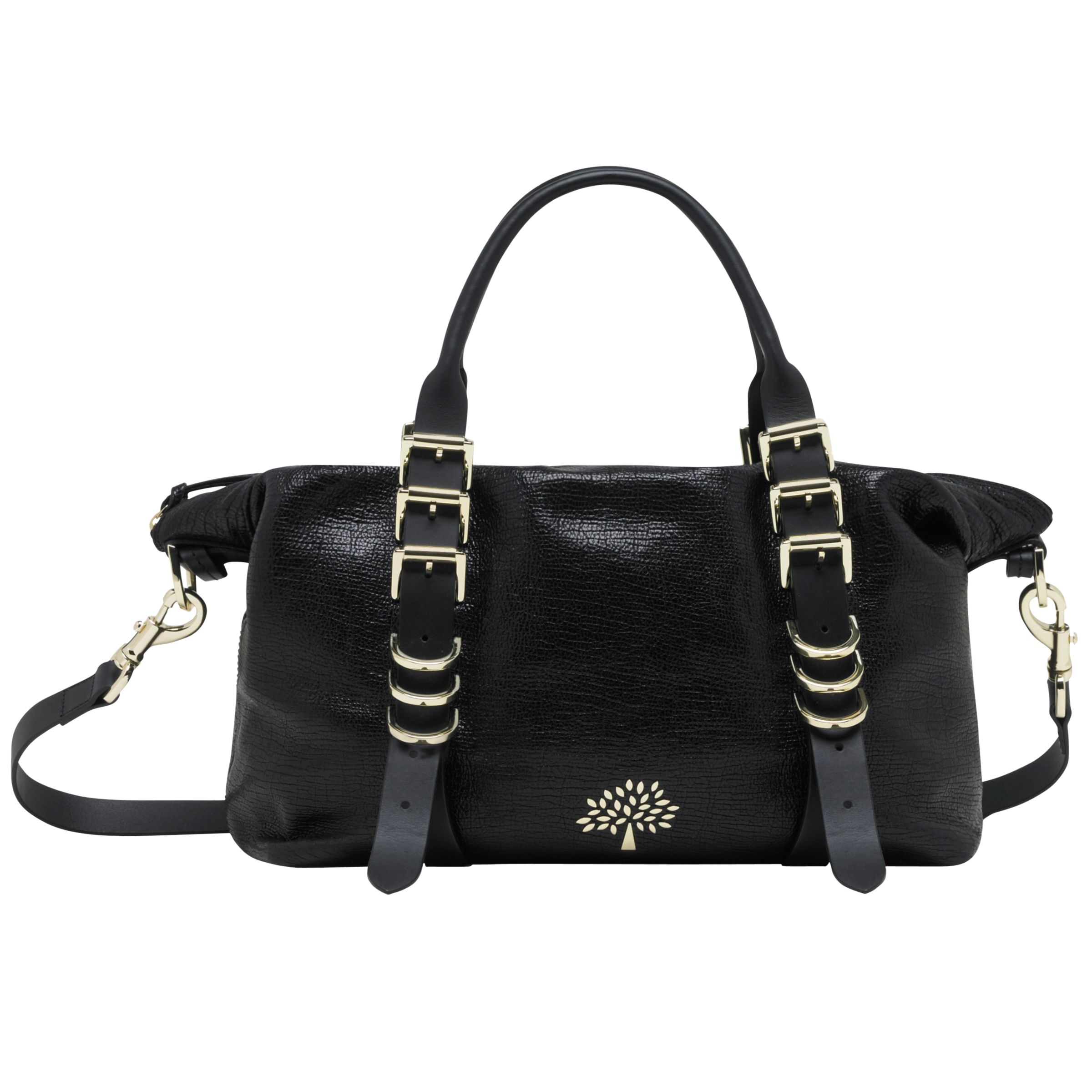 Mulberry Mila Clipper Holdall, Black at John Lewis