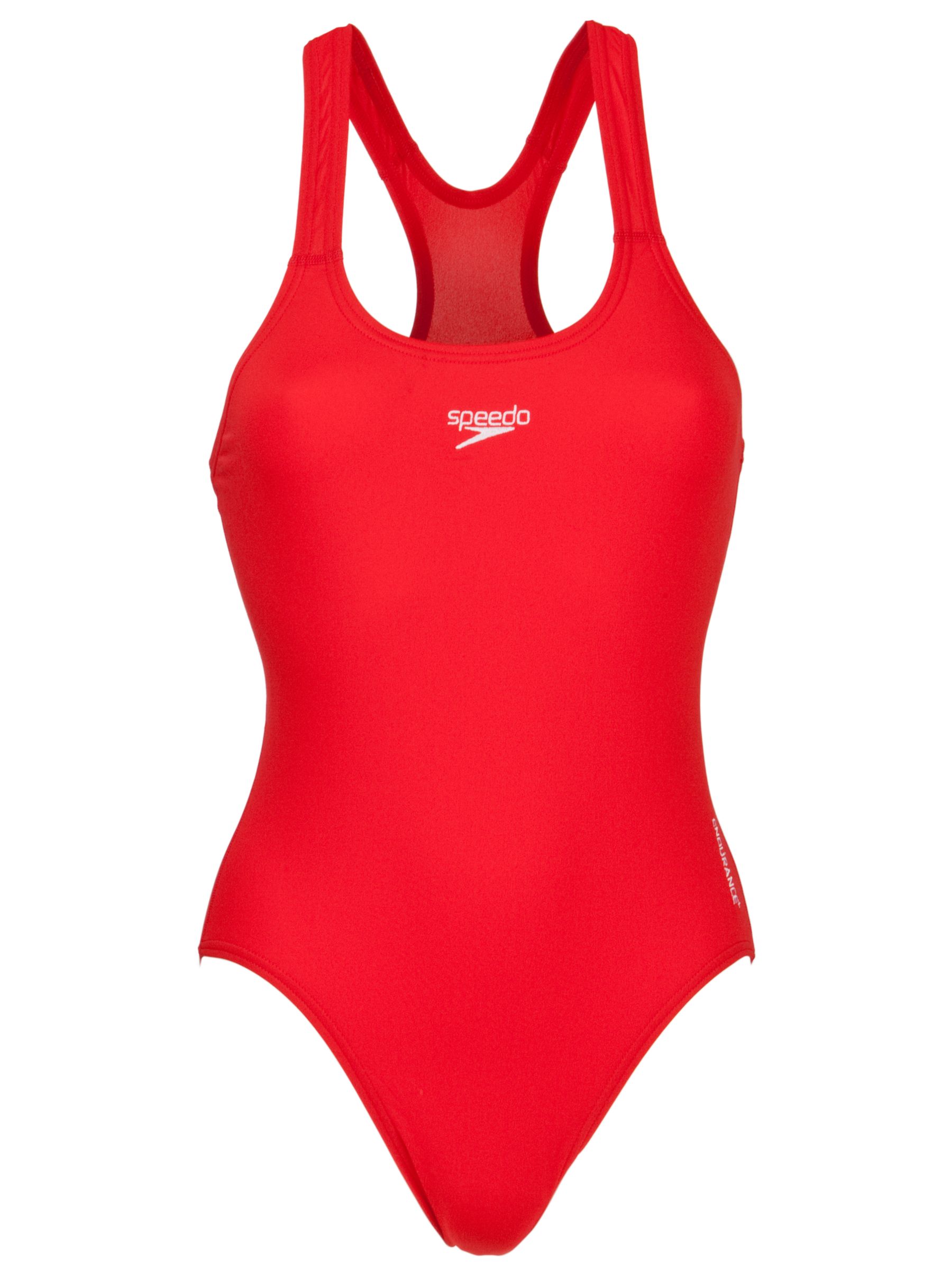 Speedo Endurance  Medalist Swimsuit, Red