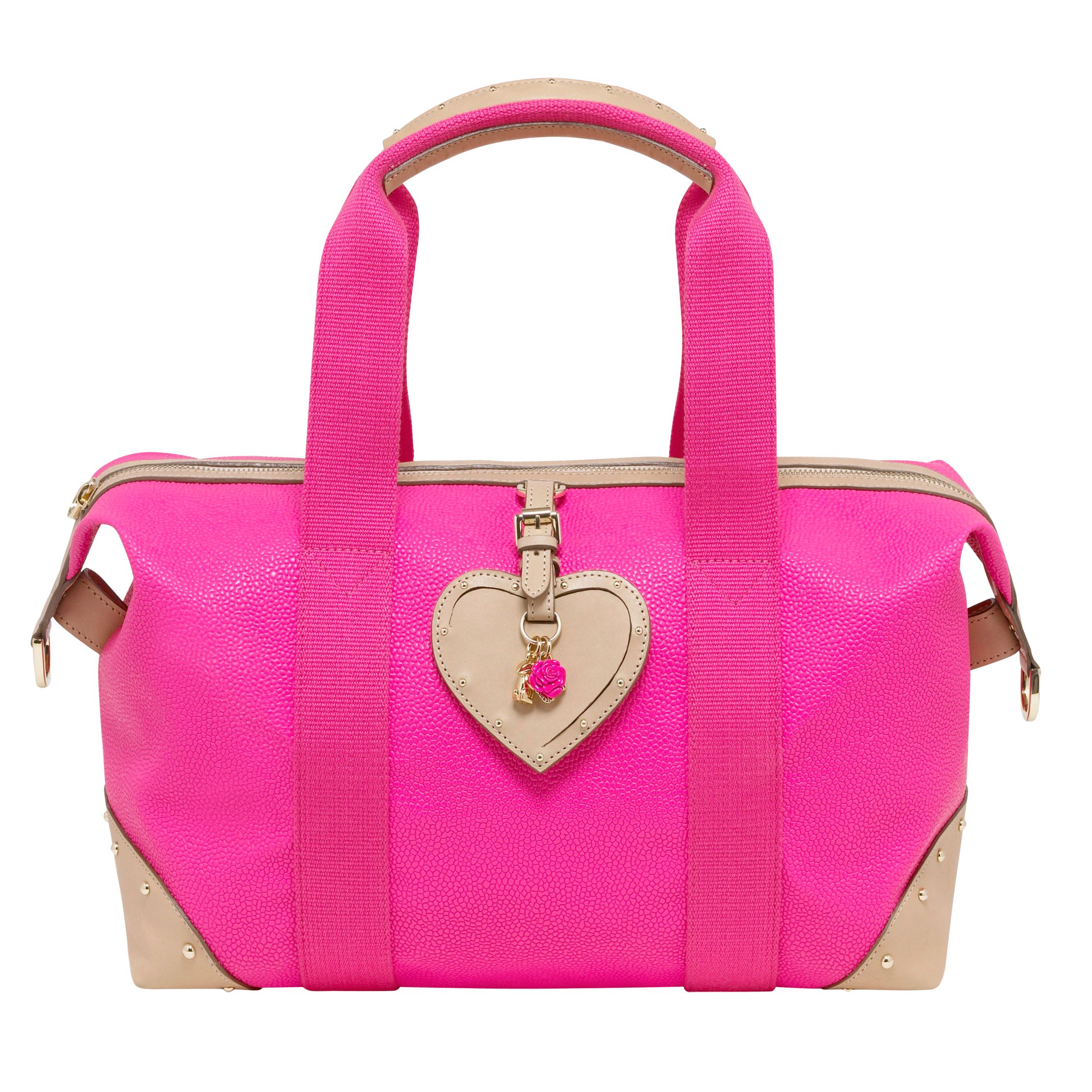 Mulberry Jessie Clipper Grab Handbag, Hot pink at John Lewis