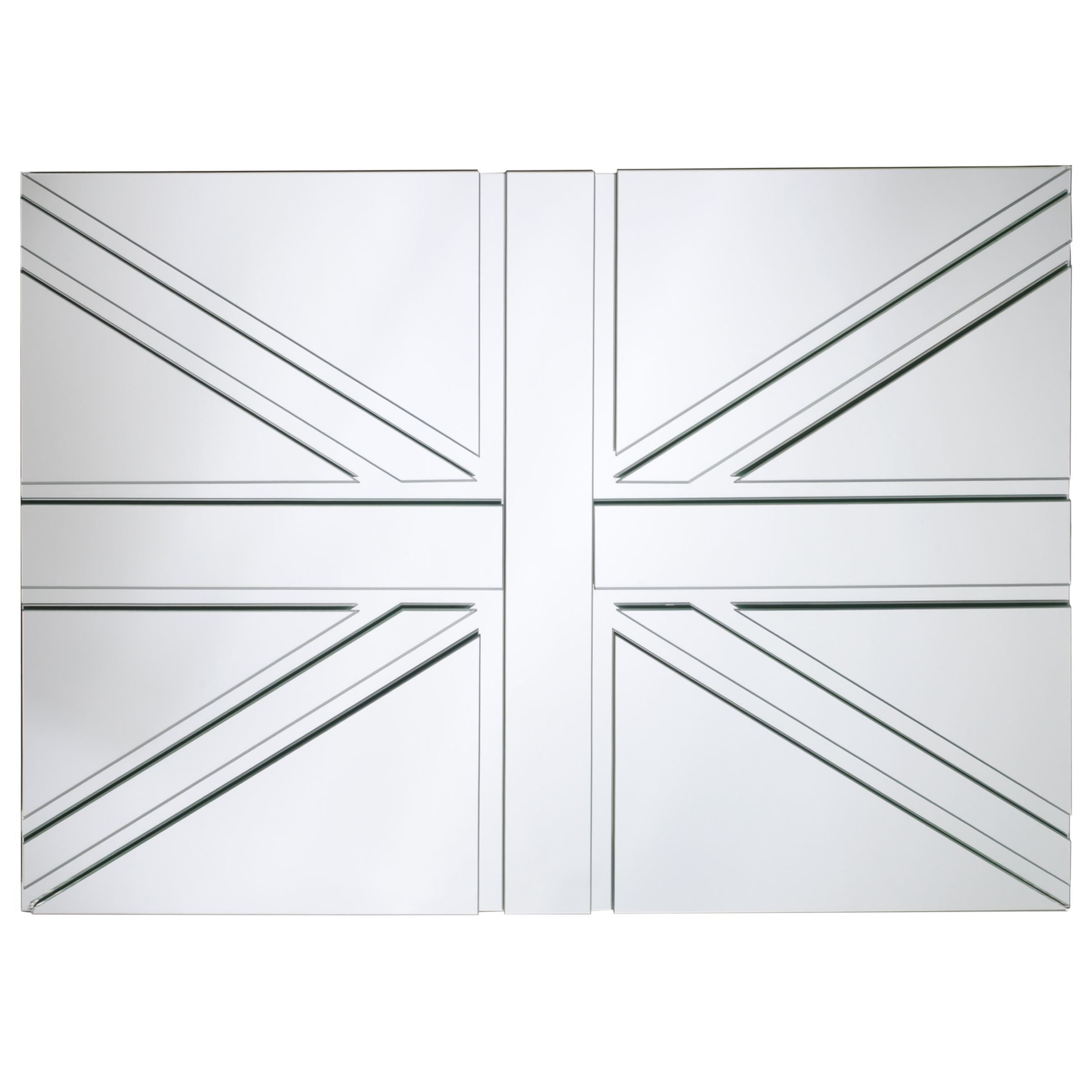 Nick Munro Union Jack Mirror, H75 x W100cm at JohnLewis