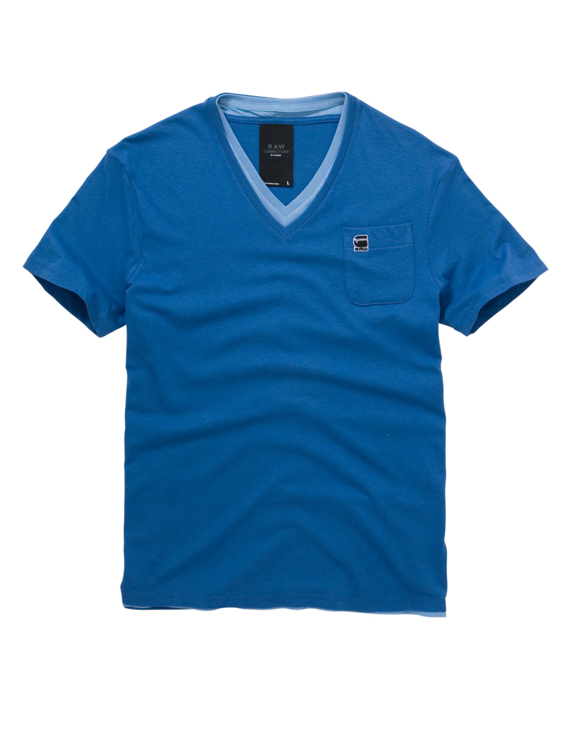 G-Star Raw Victor Short Sleeve T-Shirt, Blue