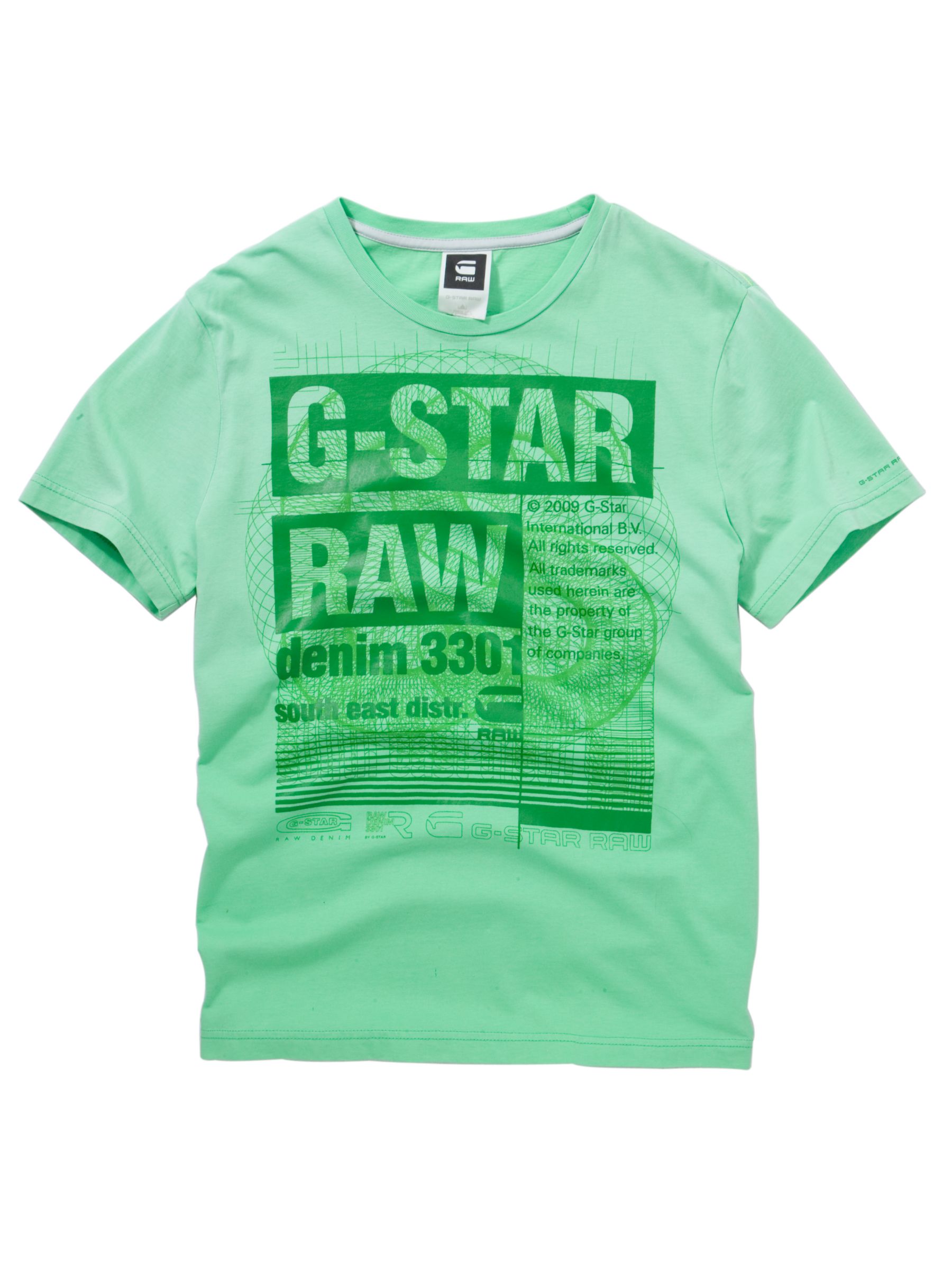Bowery Logo Short Sleeve T-Shirt, Green