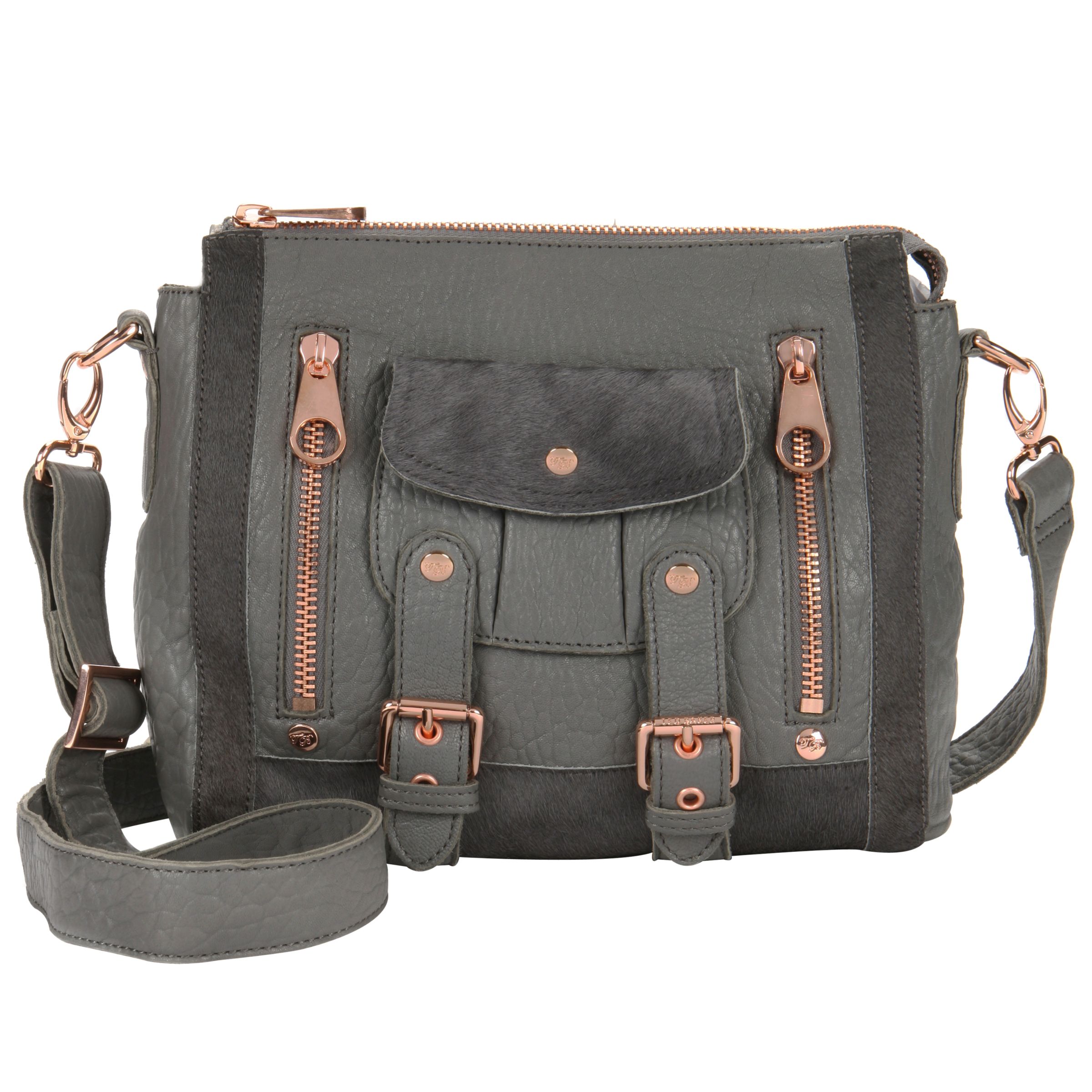 Ted Baker Bali Cross Body Bag, Grey at John Lewis