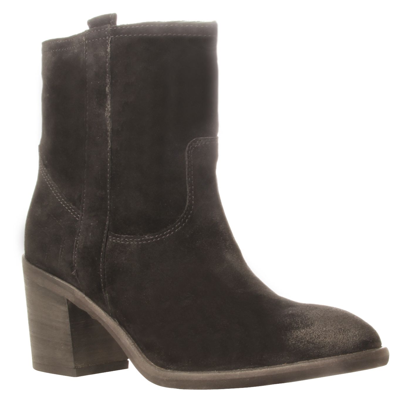 Carvela Spoken Suede Ankle Boots, Black at John Lewis