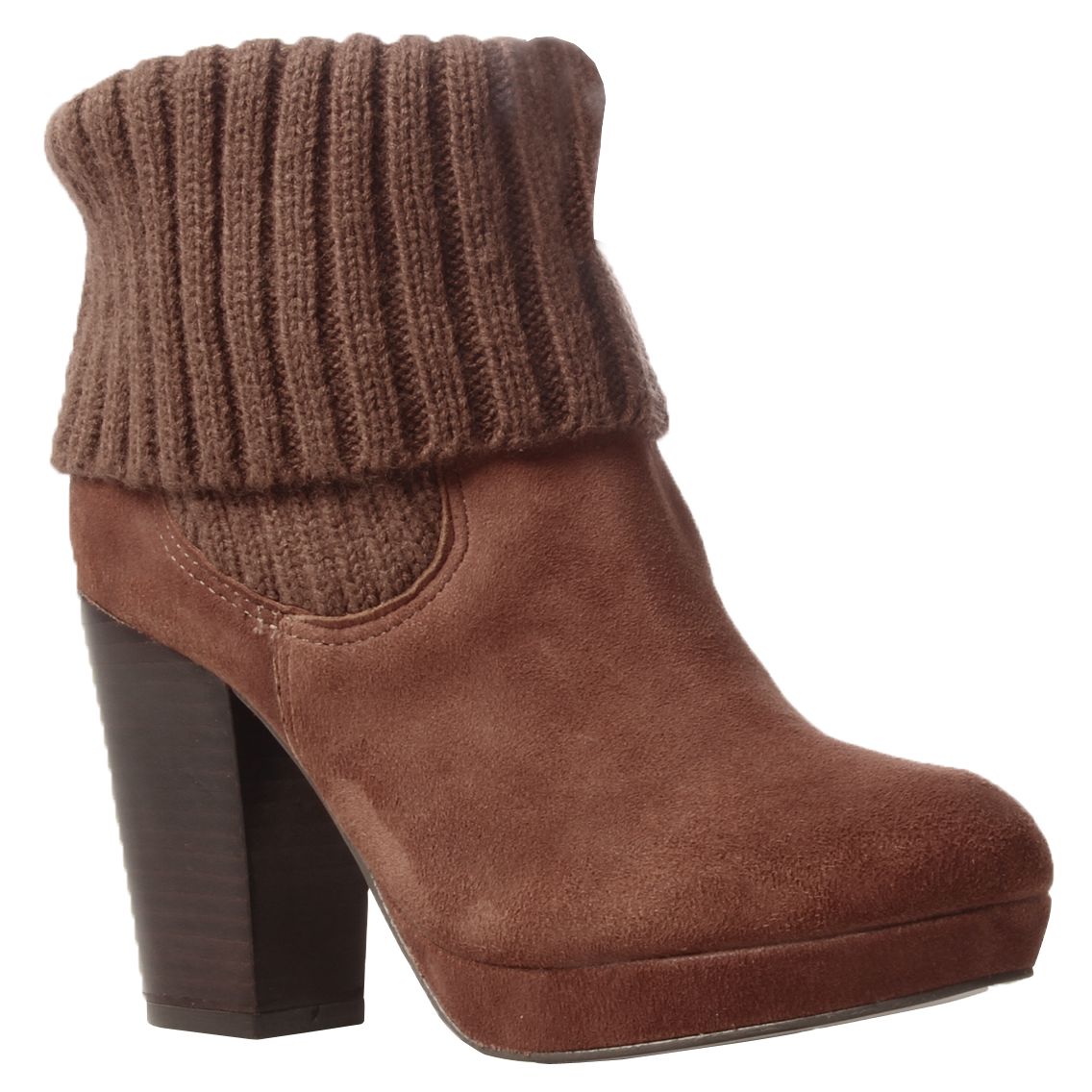 Carvela Sock High Heel Ankle Boot, Tan at John Lewis