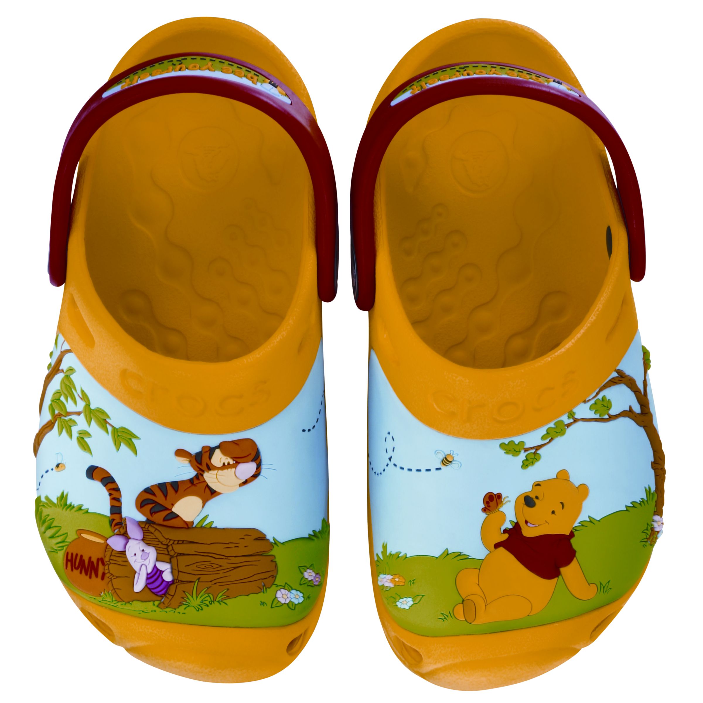 Crocs Winnie the Pooh Sandals, Yellow