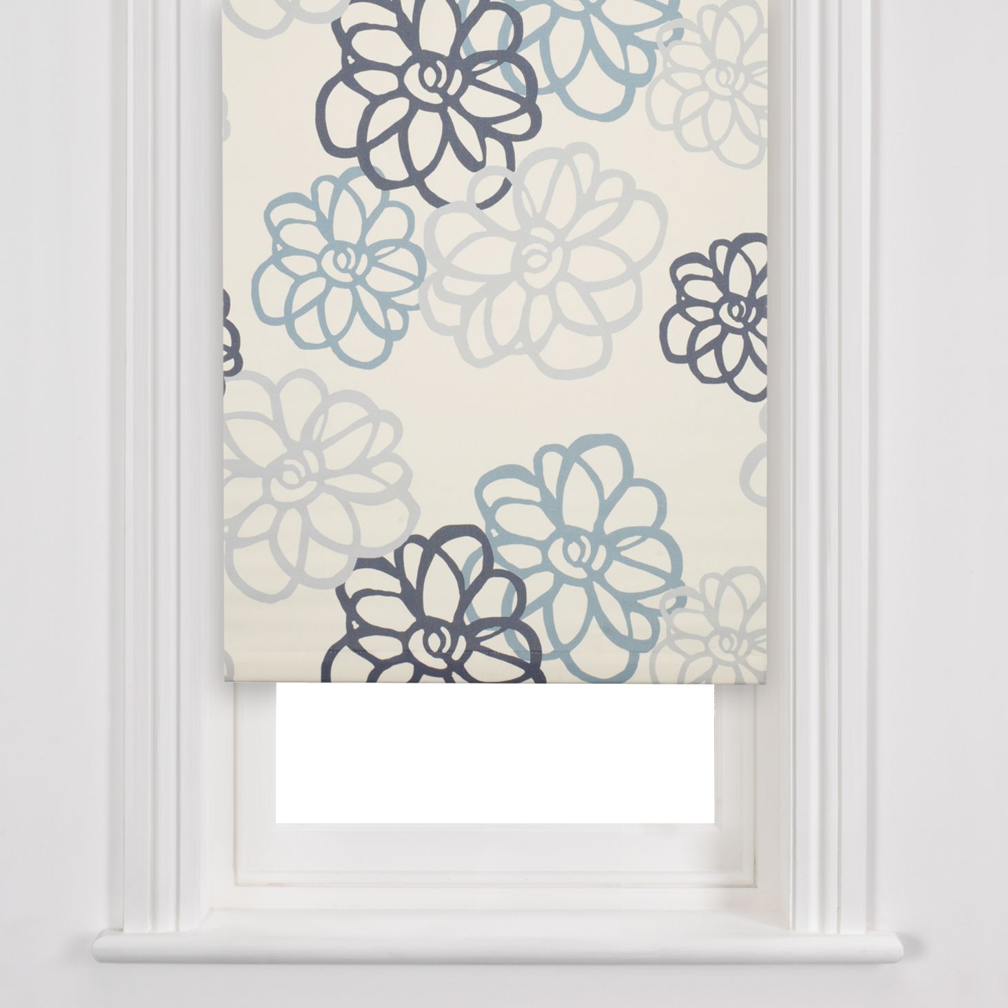 Sunflowers Roller Blind, Blue