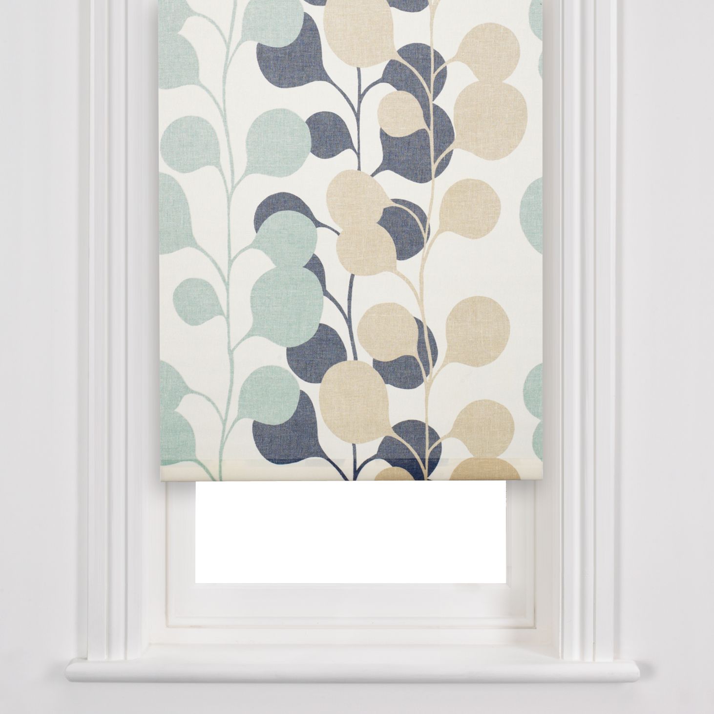 Harlequin Pod Roller Blind, Blue