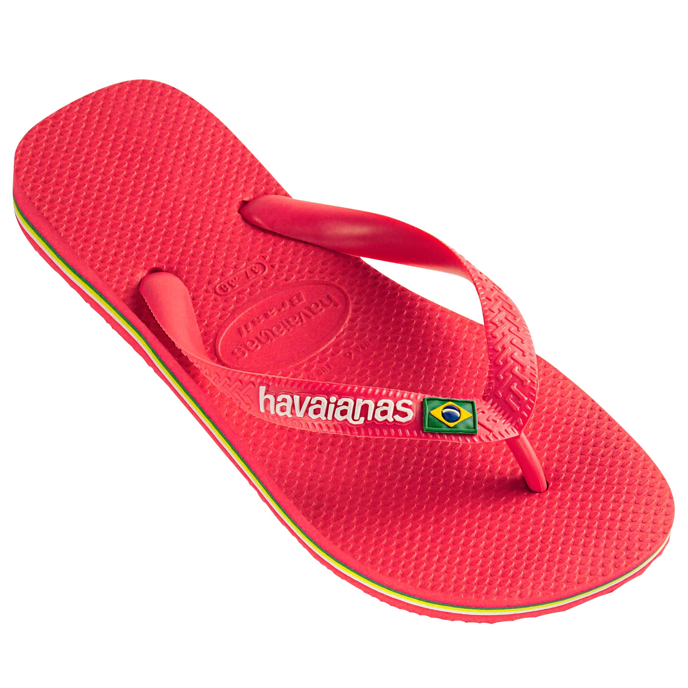 Havaianas Brazil Flip Flops, Hot pink