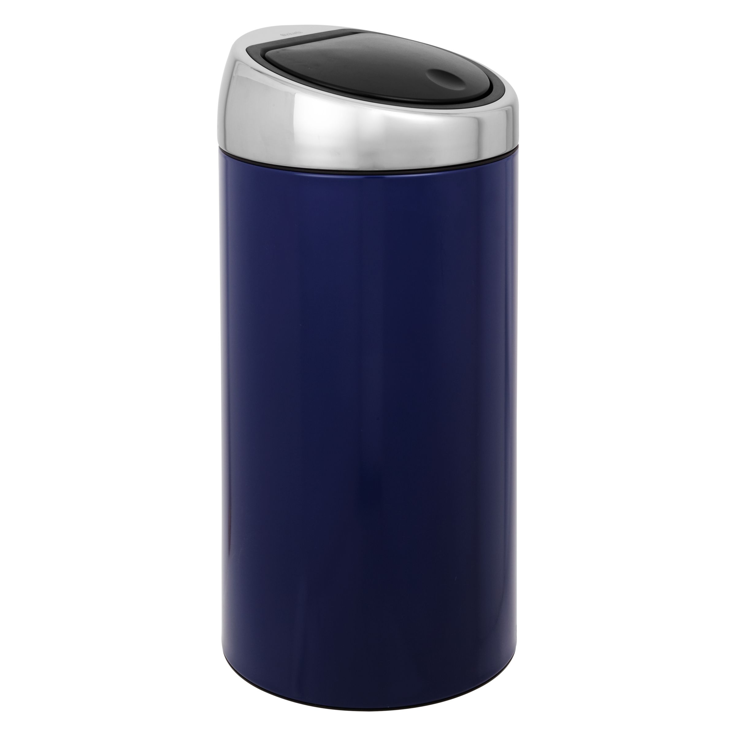 Brabantia Touch Bin Deluxe, 45L, Cobalt Blue at JohnLewis