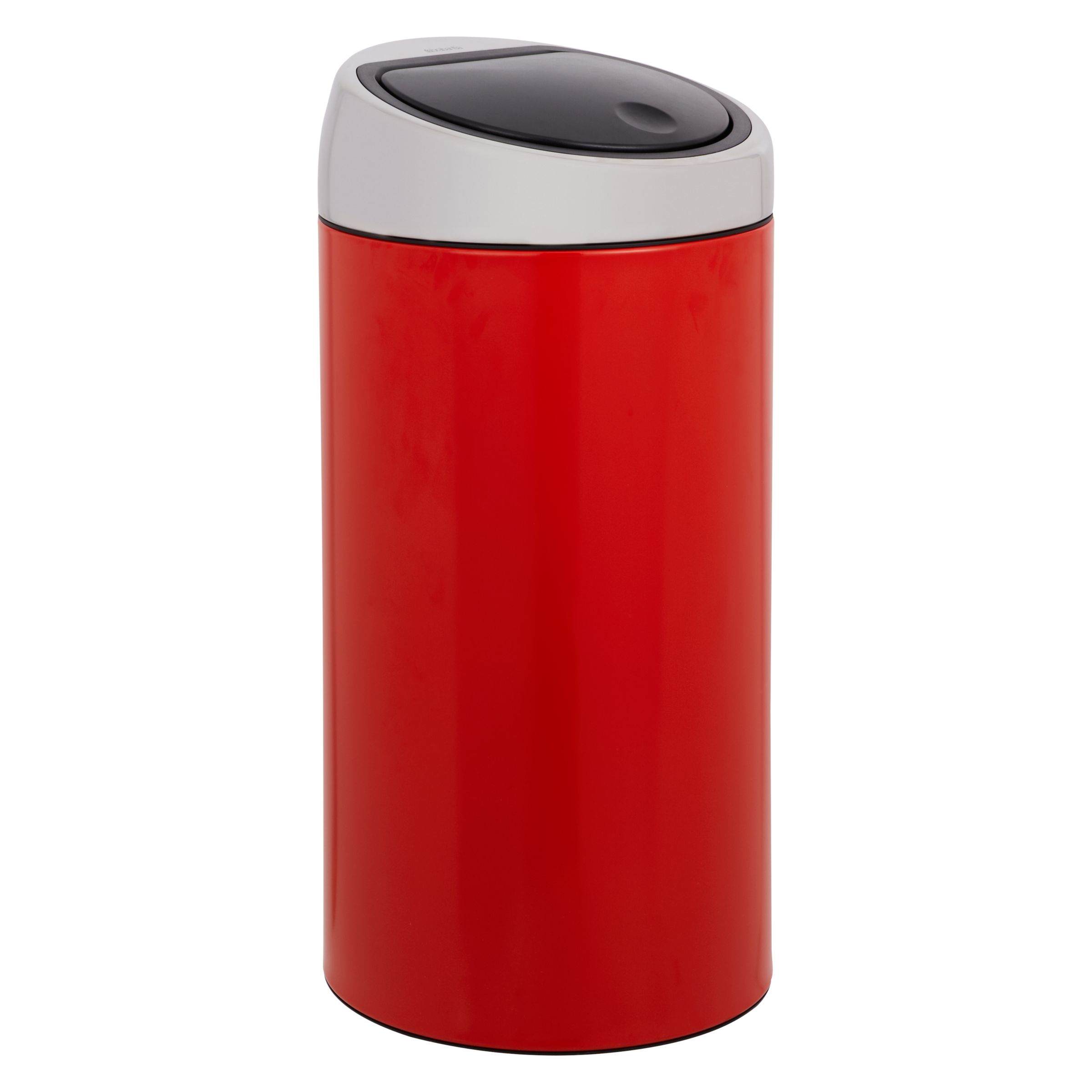 Brabantia Touch Bin Deluxe, 45L, Lipstick Red at JohnLewis