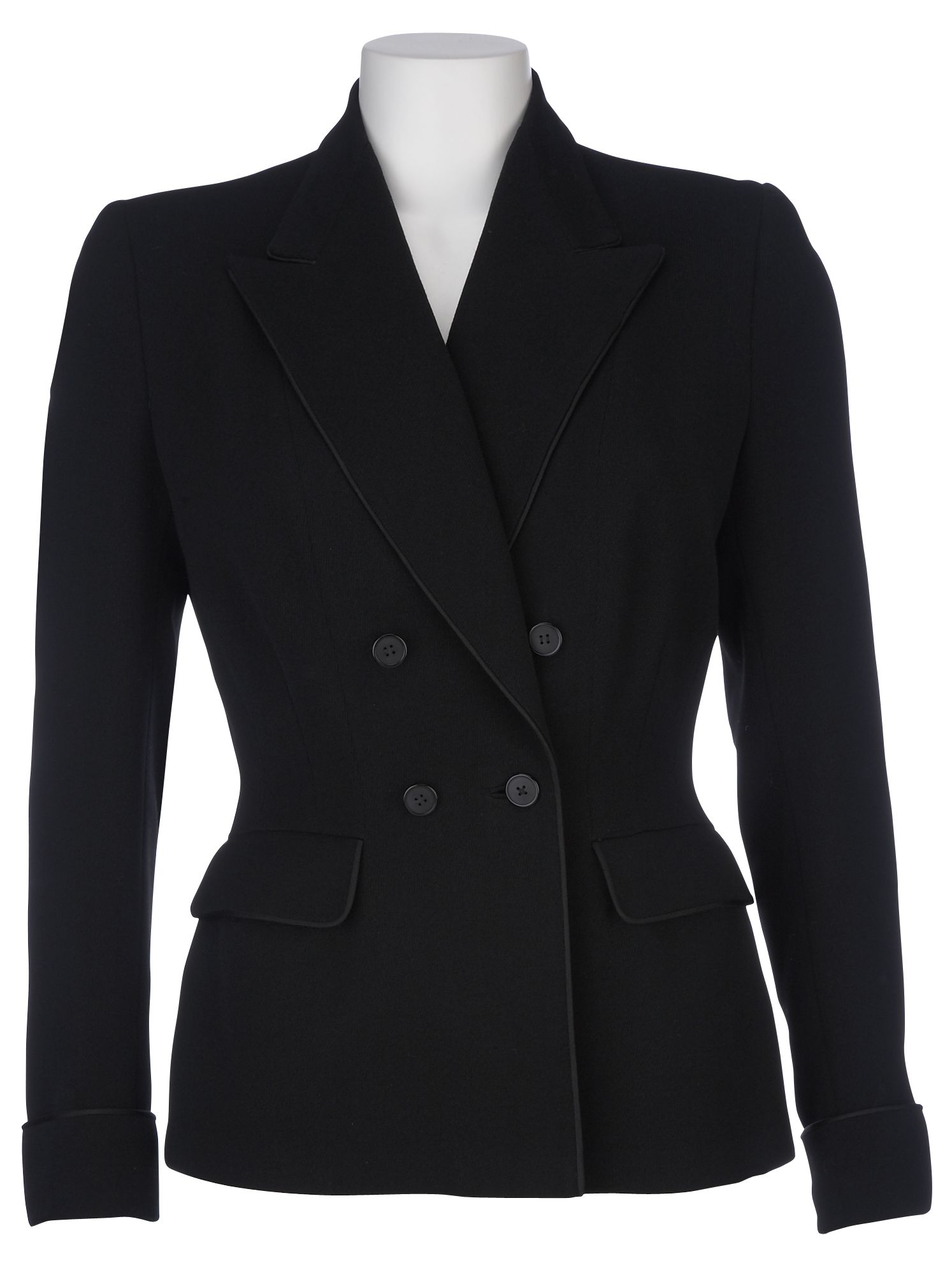 FWM Crepe Vintage Jacket, Black at John Lewis