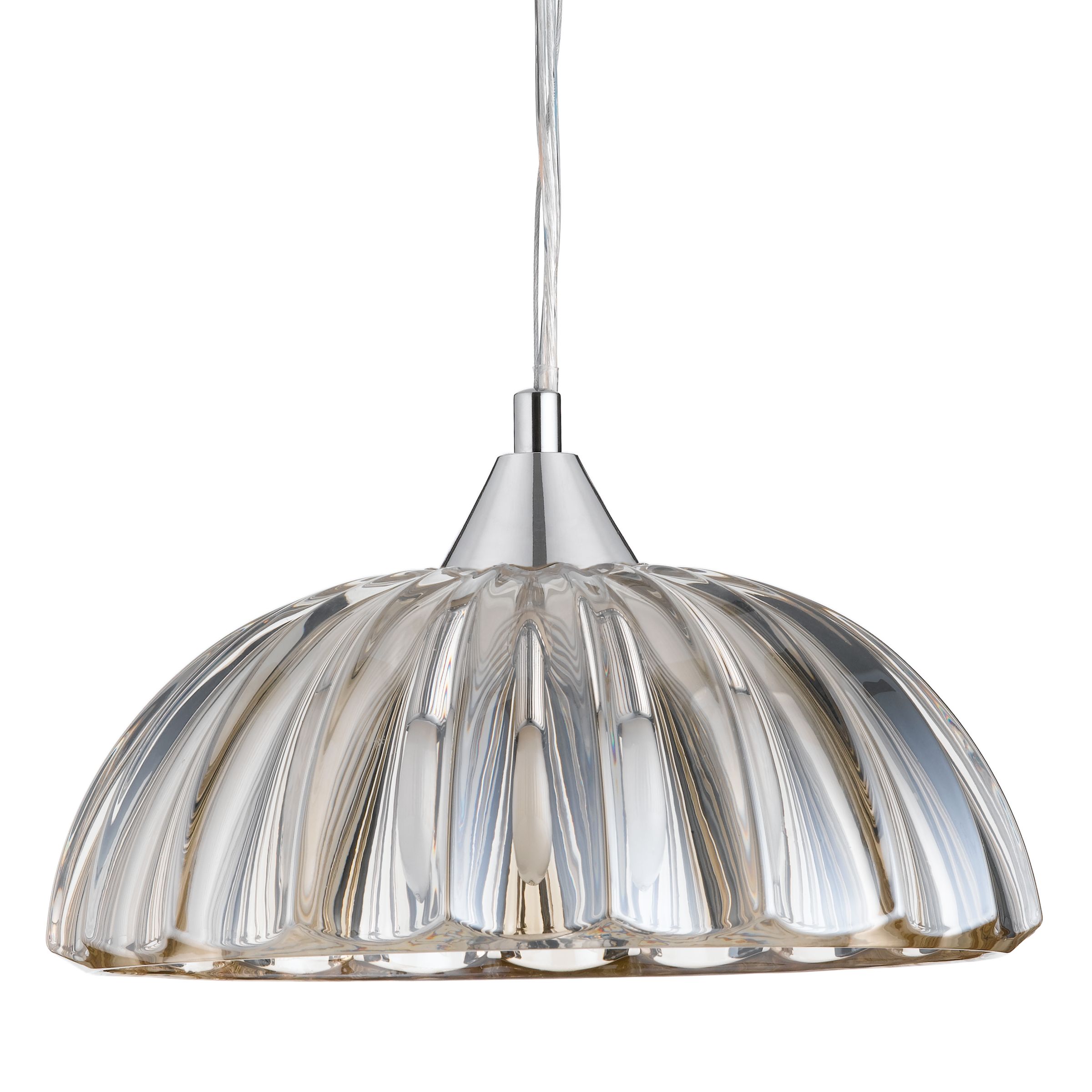 John Lewis Anais Ceiling Light, Champagne