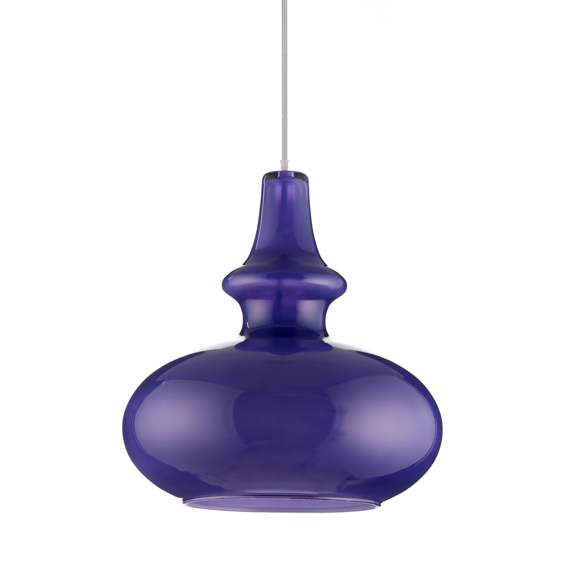 John Lewis Romilly Ceiling Light, Purple