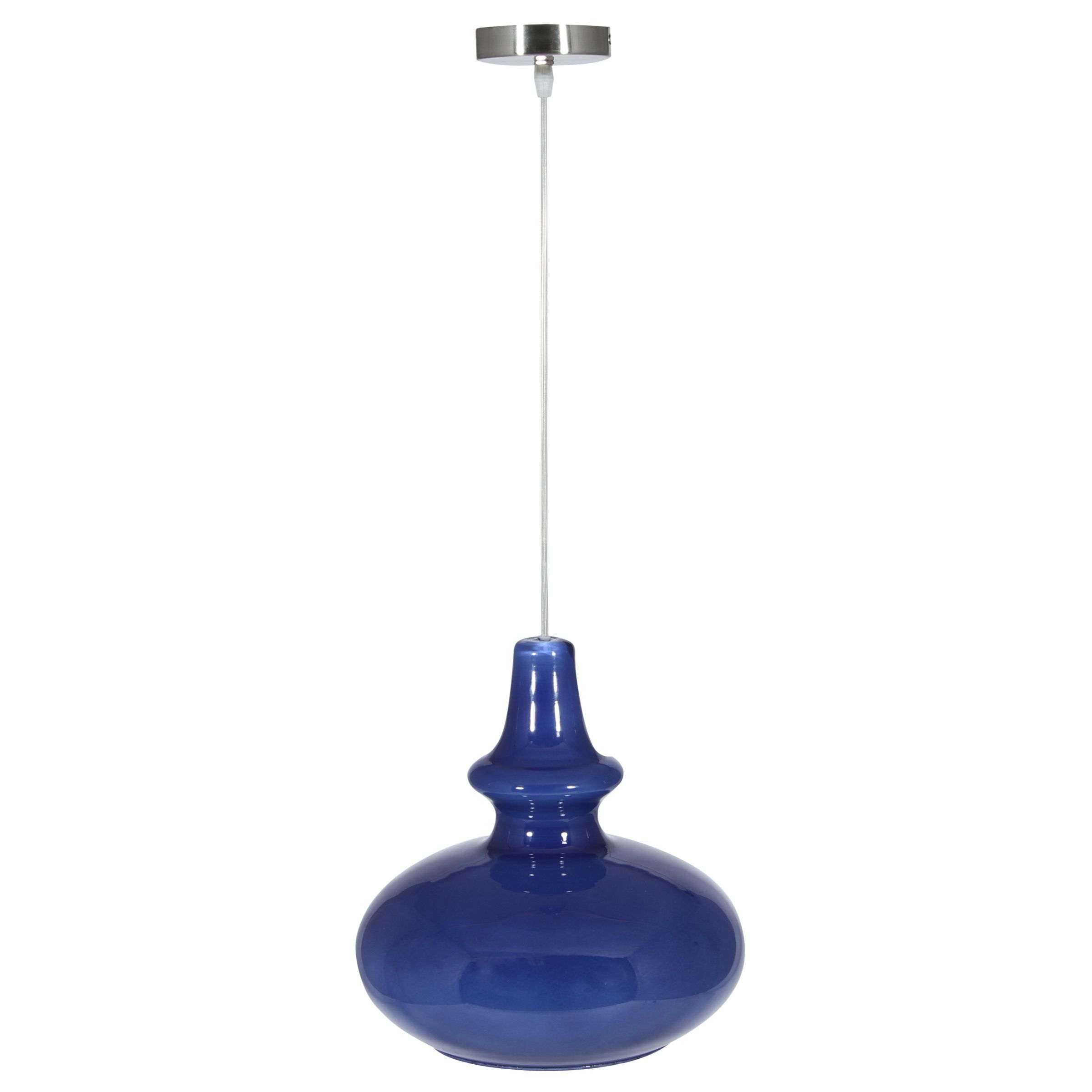 John Lewis Romilly Ceiling Light, Lapis