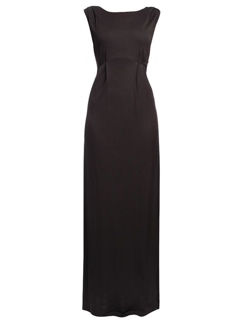 French Connection Carla Crepe Maxi Dress, Black at John Lewis
