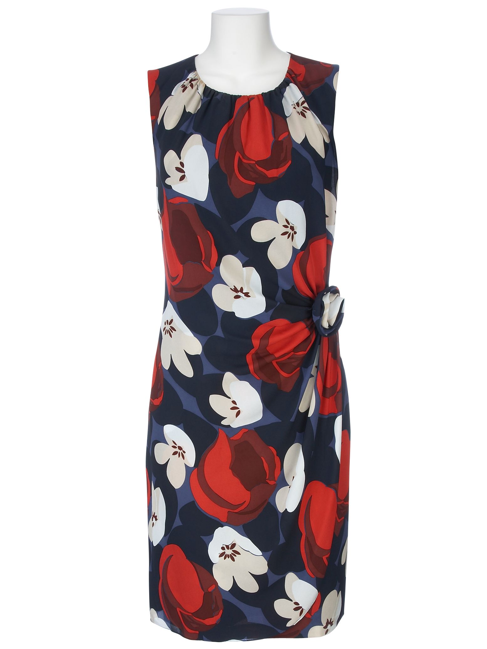 Fenn Wright Manson Nouveau Rose Print Dress, Multi at John Lewis