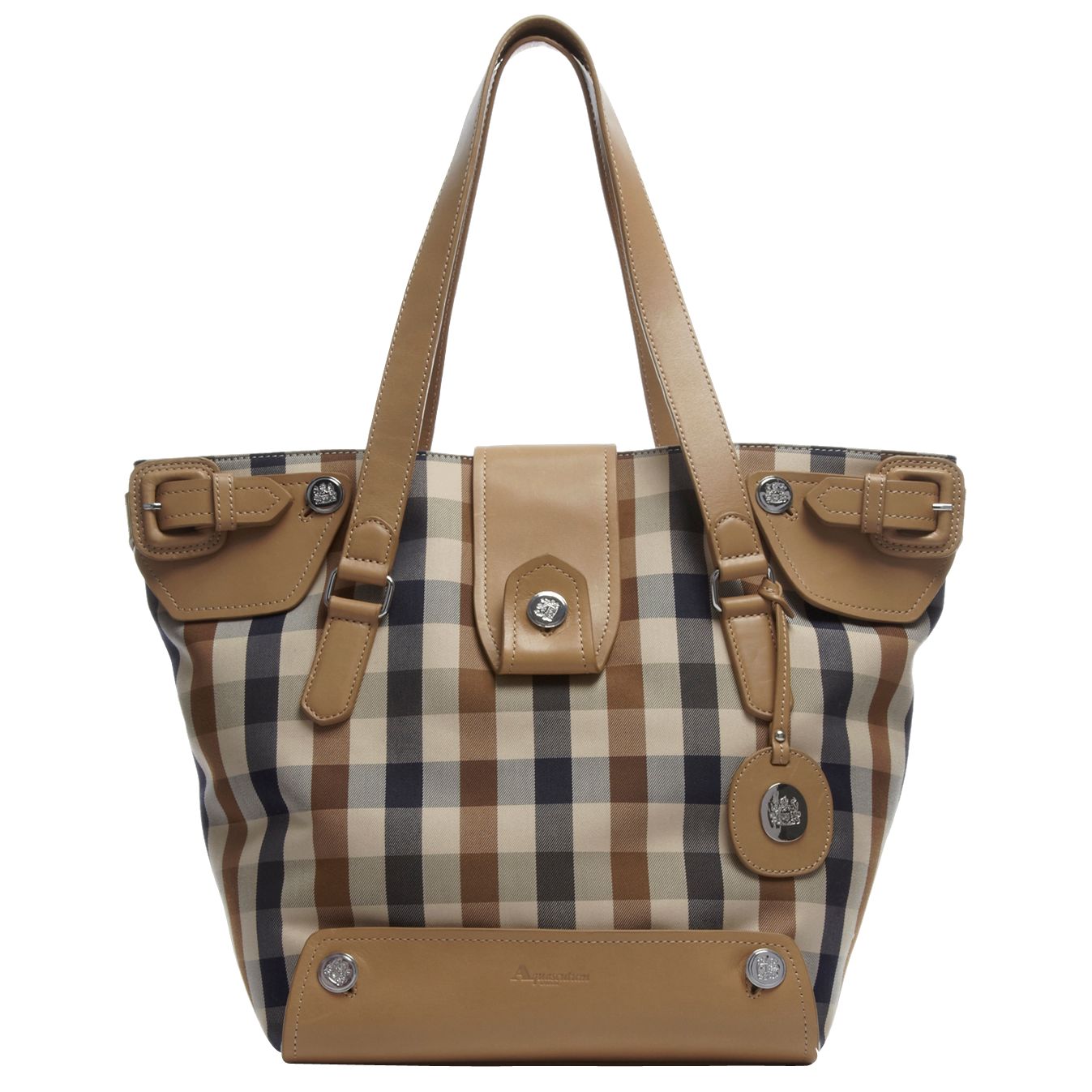 Aquascutum Hunter Tote Bag, Neutrals at JohnLewis