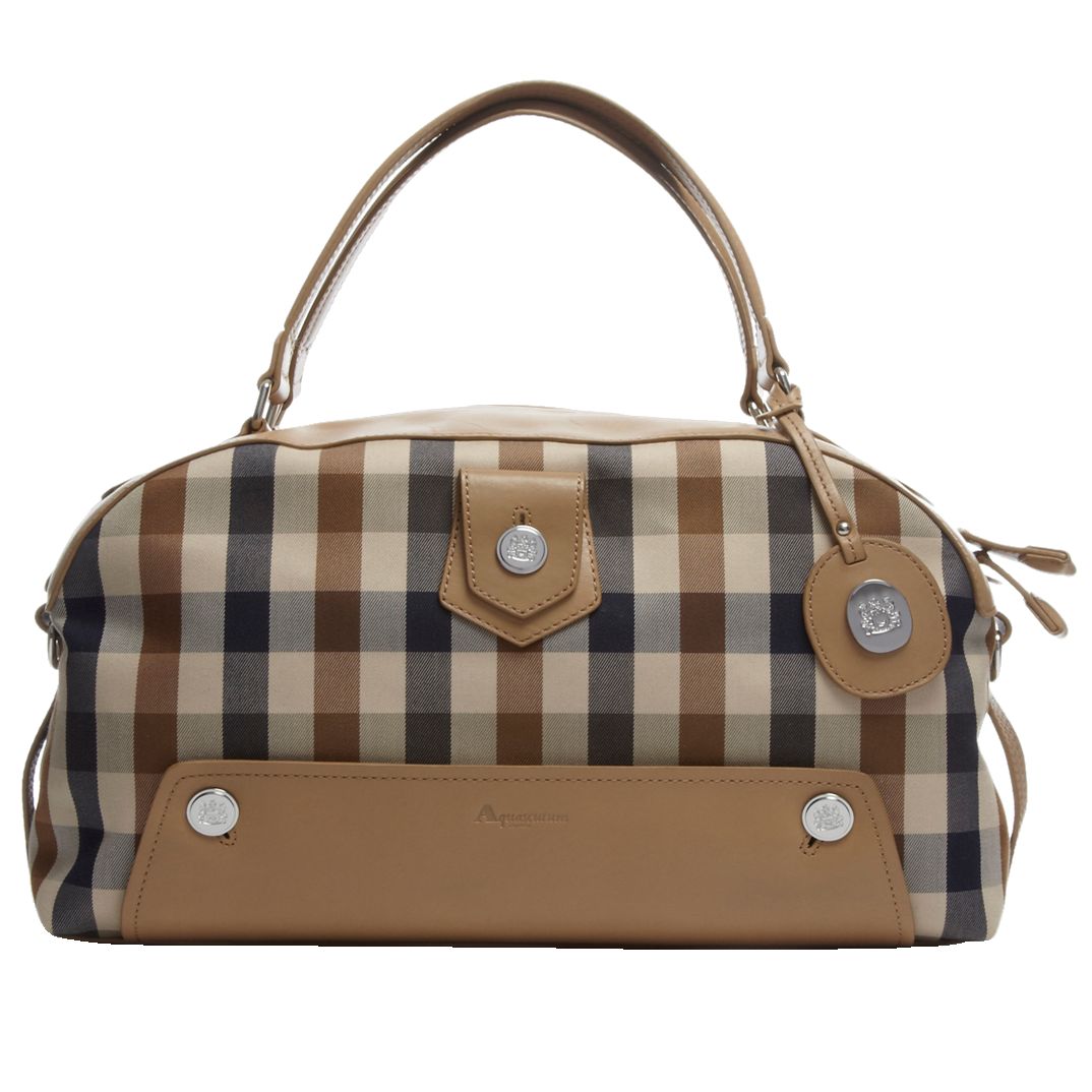 Aquascutum Hunter Bowling Bag, Taupe at John Lewis