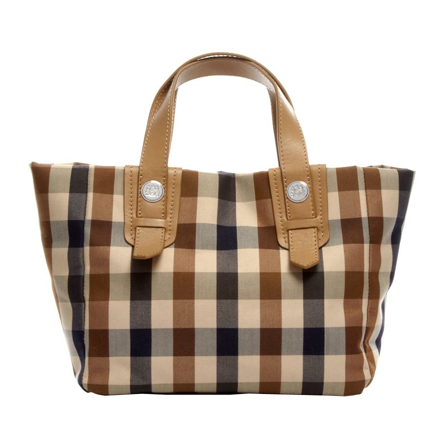 Aquascutum Hunter Mini Shopper Handbag, Taupe at John Lewis