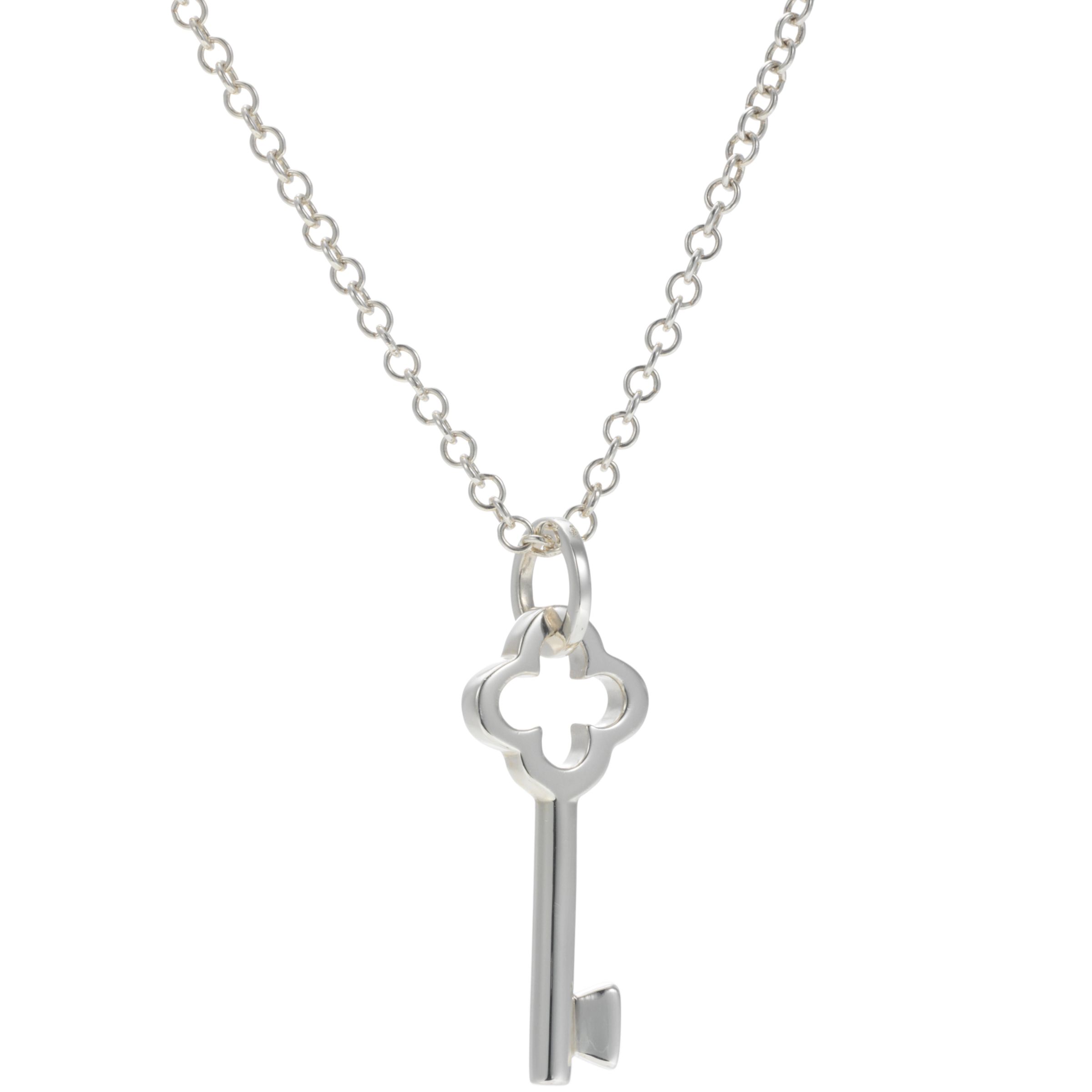 Dinny Hall Large Key Pendant on Sterling Silver