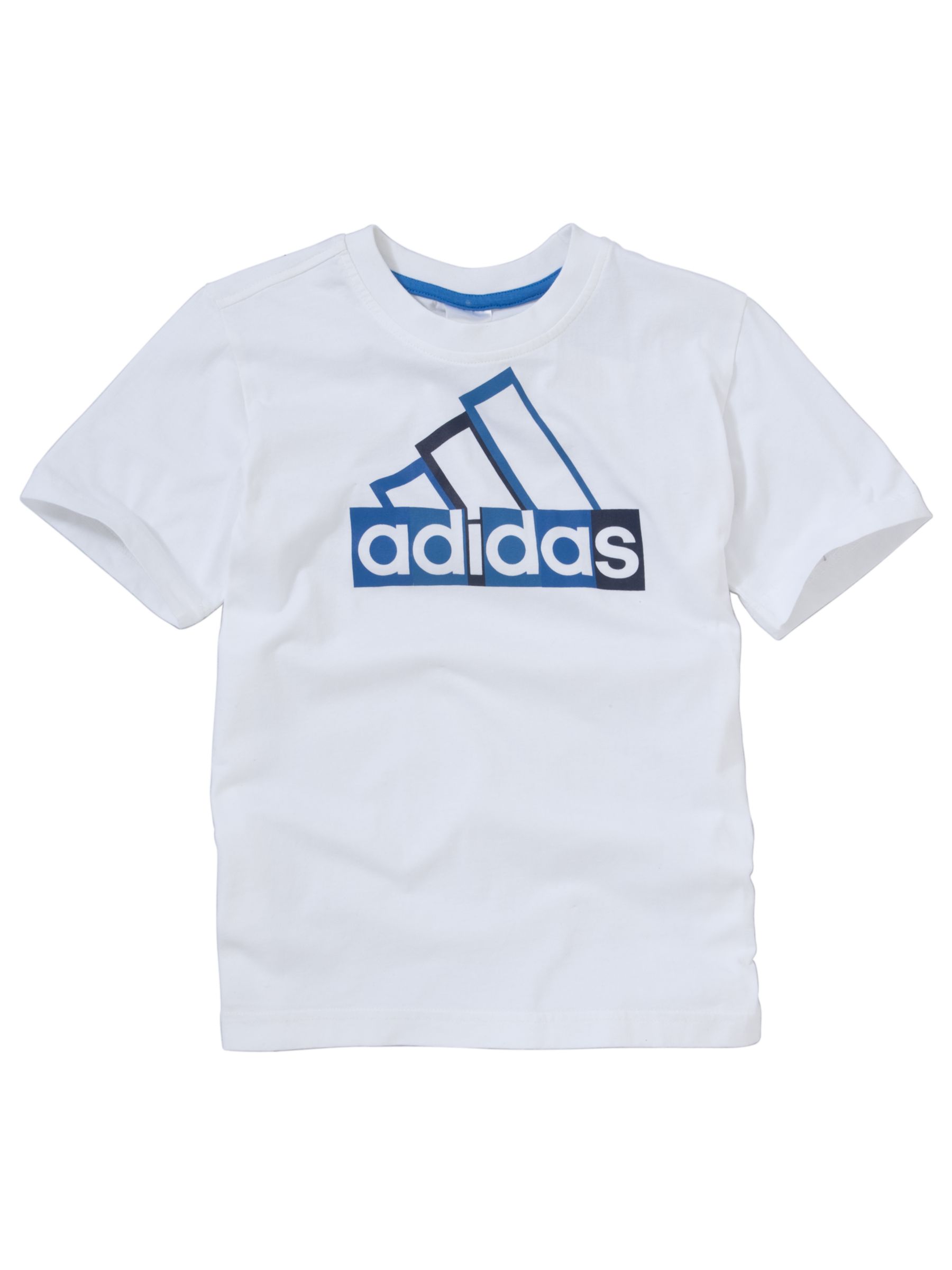 Adidas Graphic Logo Print T-Shirt, White