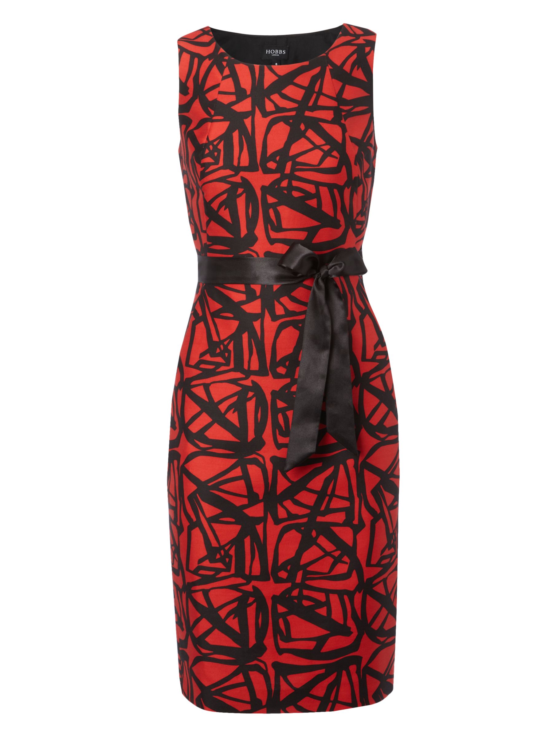 Hobbs Aanor Shift Dress, Sienna Black at John Lewis