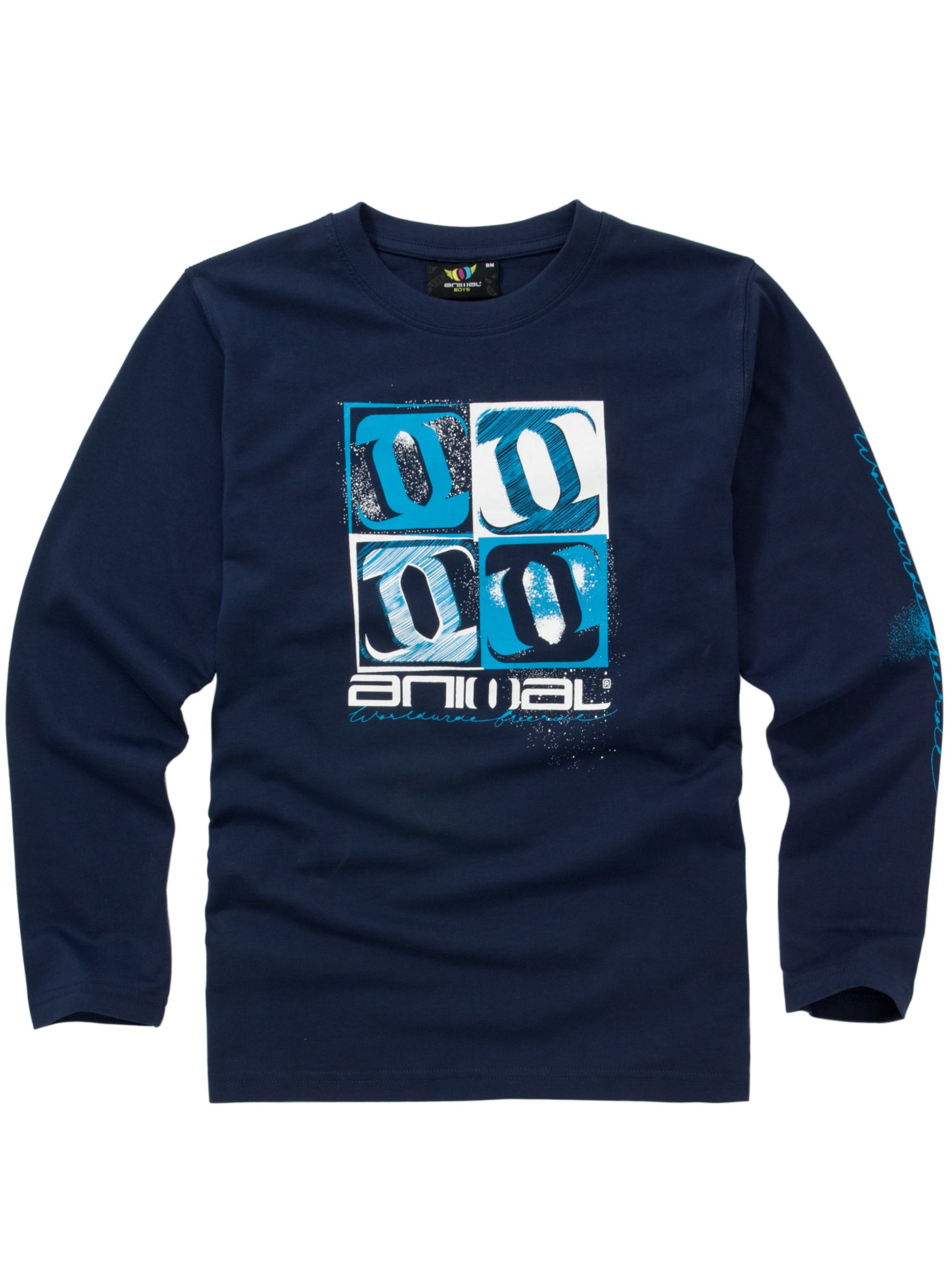 Animal Unloco Long Sleeve T-Shirt, Navy