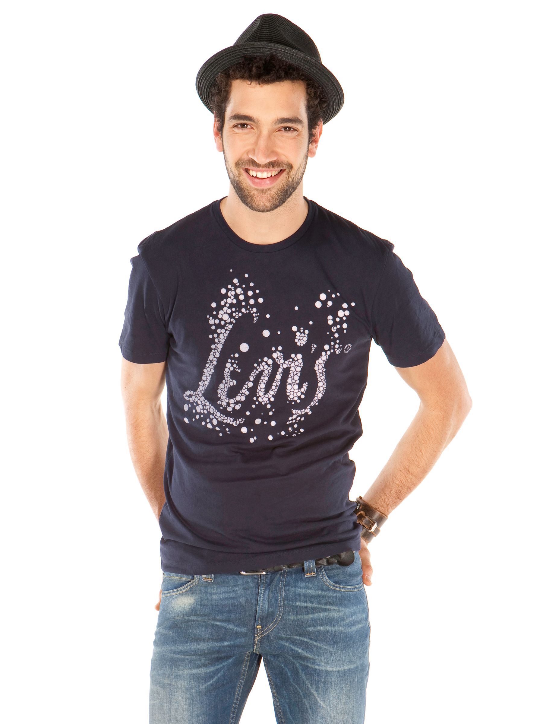 Dot Logo T-Shirt, Navy