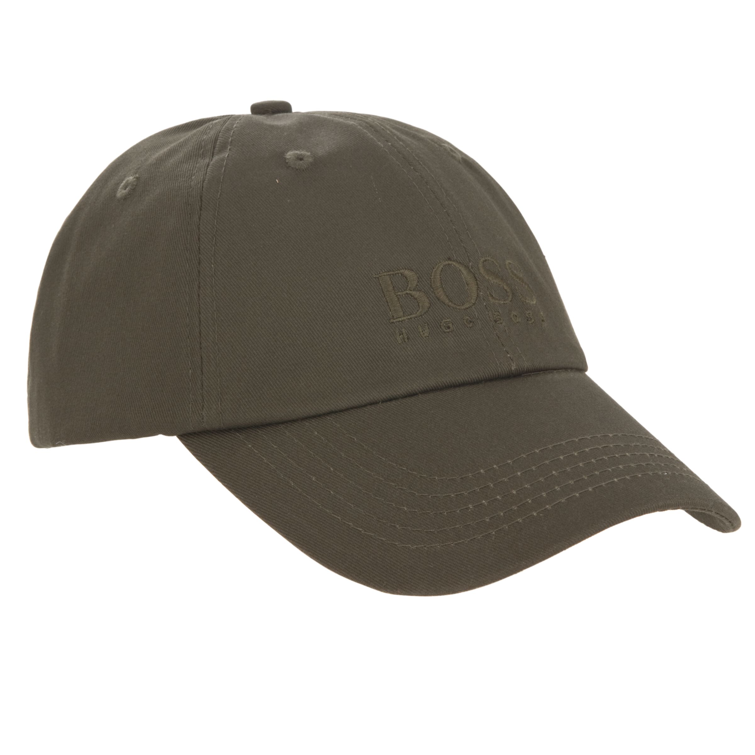 Hugo Boss Plain Baseball Cap, Olive