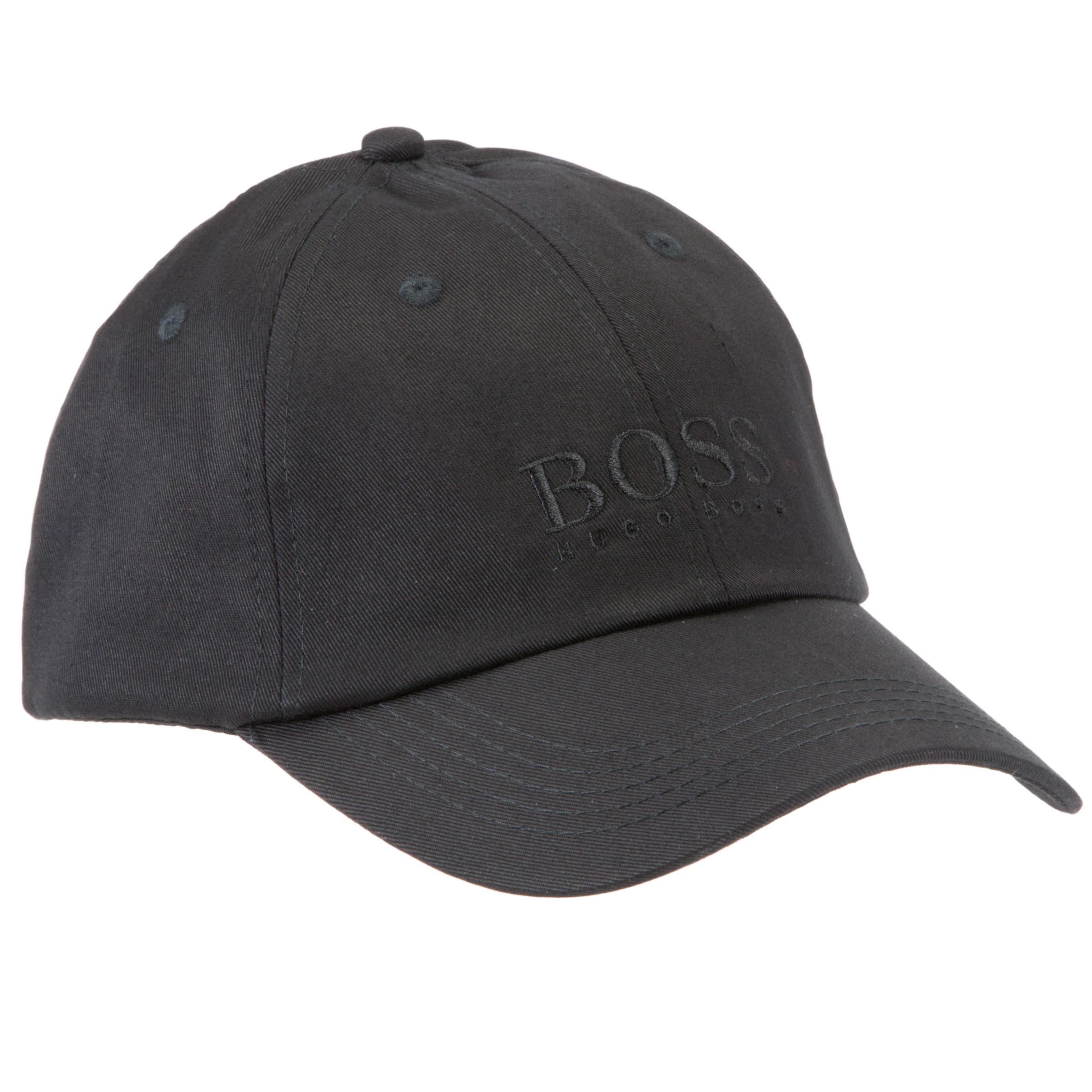 Hugo Boss Plain Baseball Cap, Black