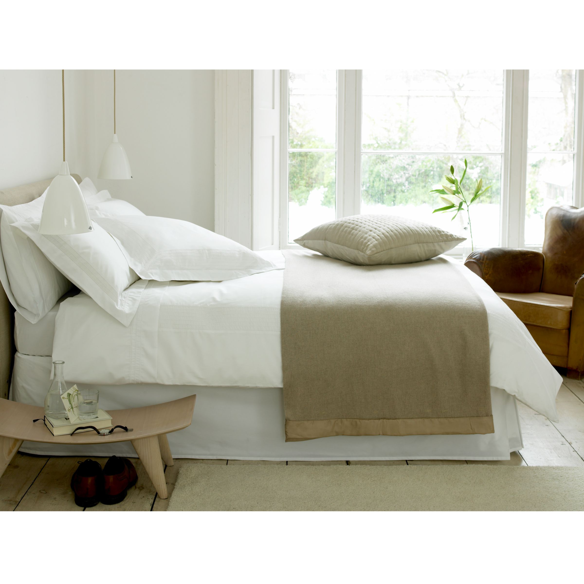 Conran Fine Bedlinen Vienna Duvet Covers, White