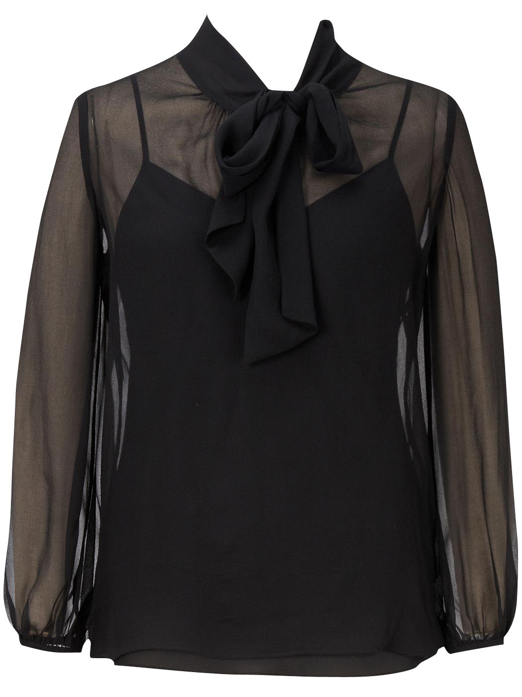 Coast Stacey Silk Blouse, Black