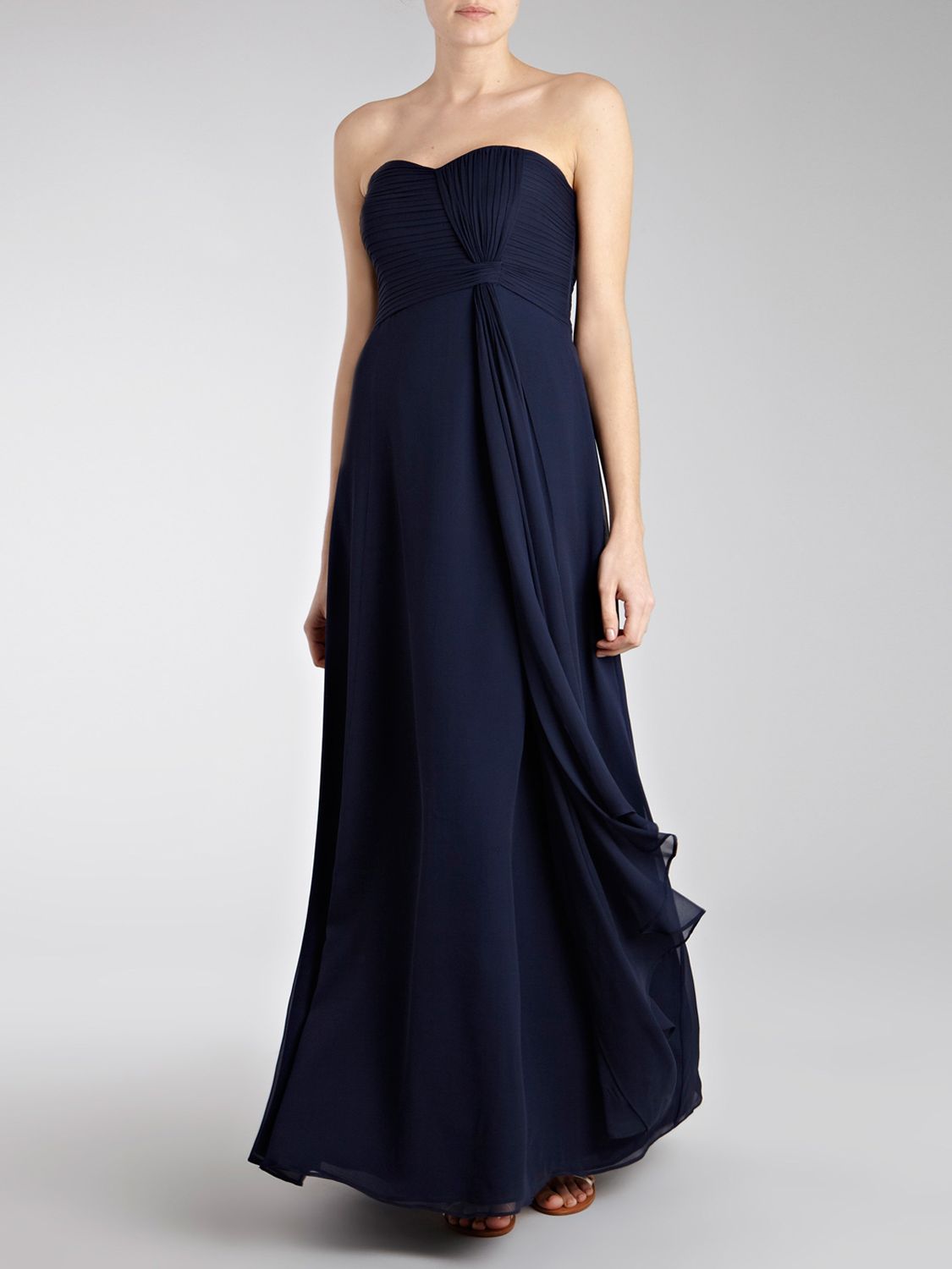 Coast Symphony Maxi Dress, Navy at John Lewis