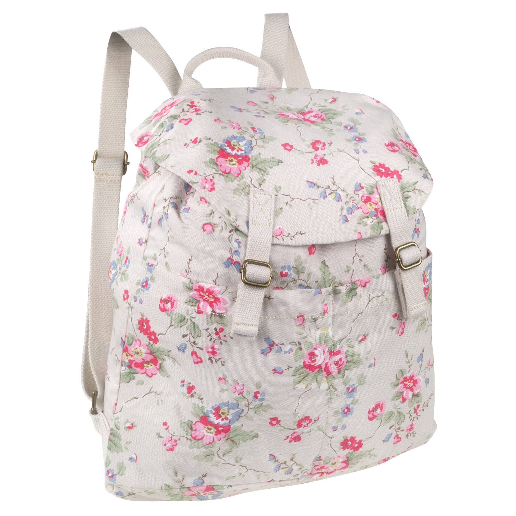 Summer Blossom Rucksack, Cream