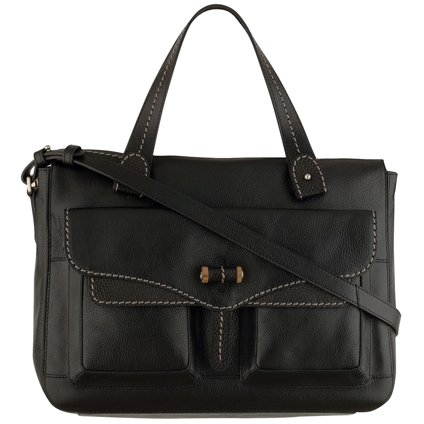 Radley Loughton A4 Grab Handbag, Black at John Lewis