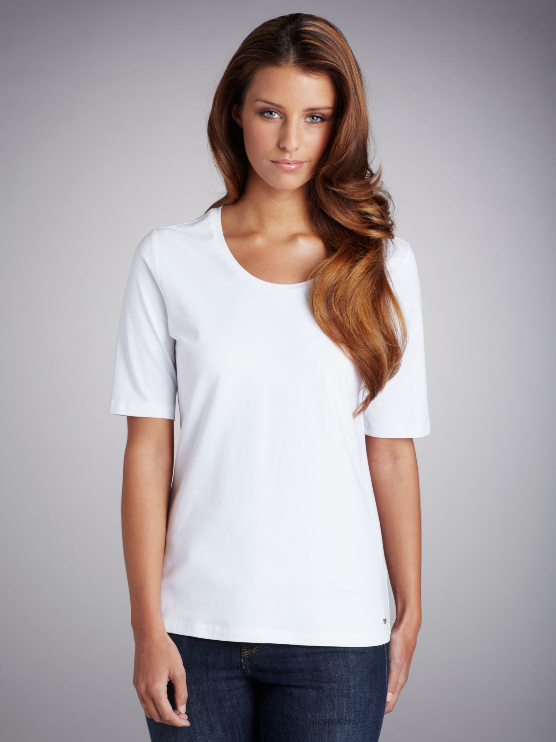 Short Sleeved Round Neck T-Shirt,