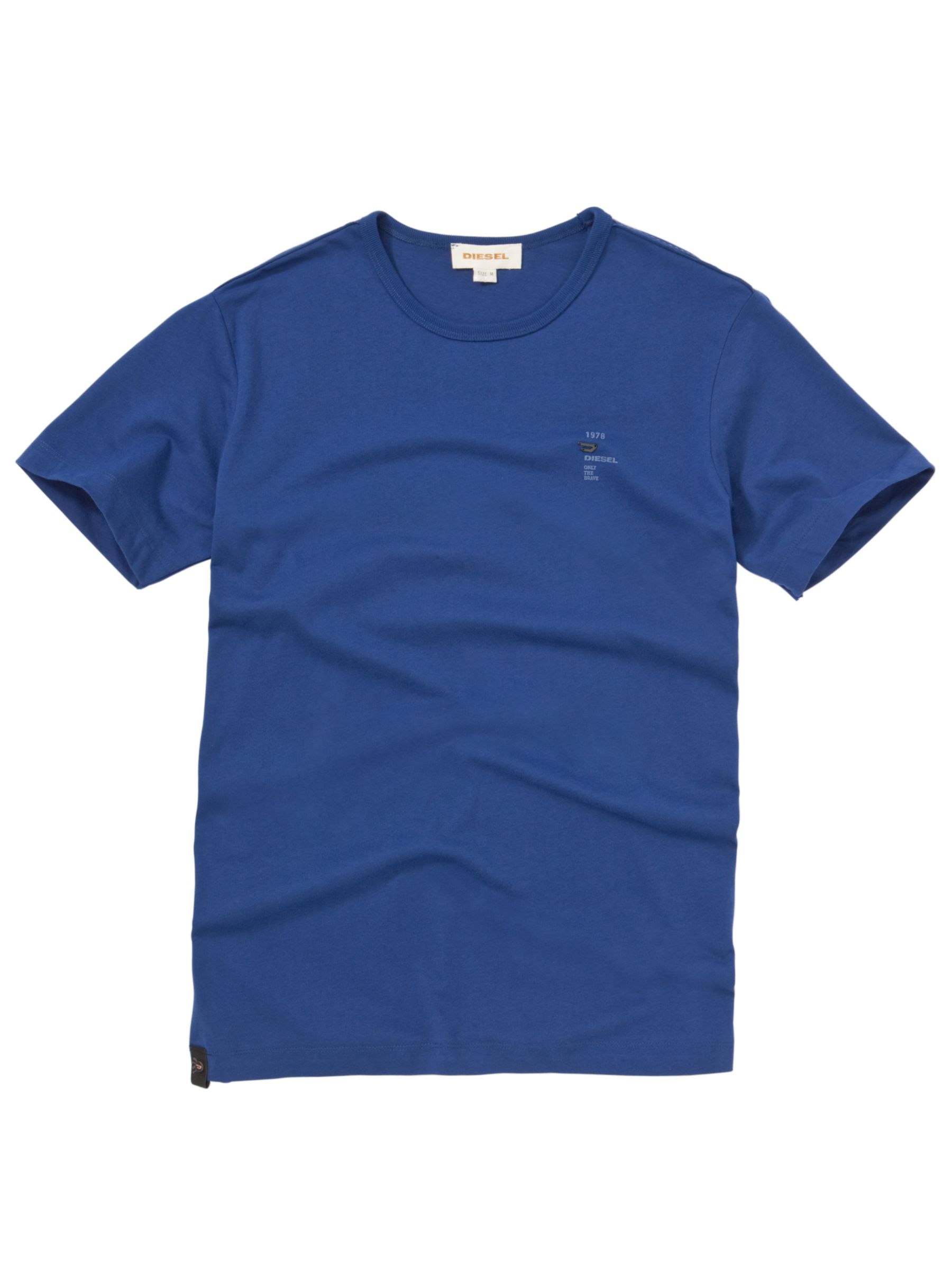 Diesel T-Calor Basic Short-Sleeve T-Shirt, Royal