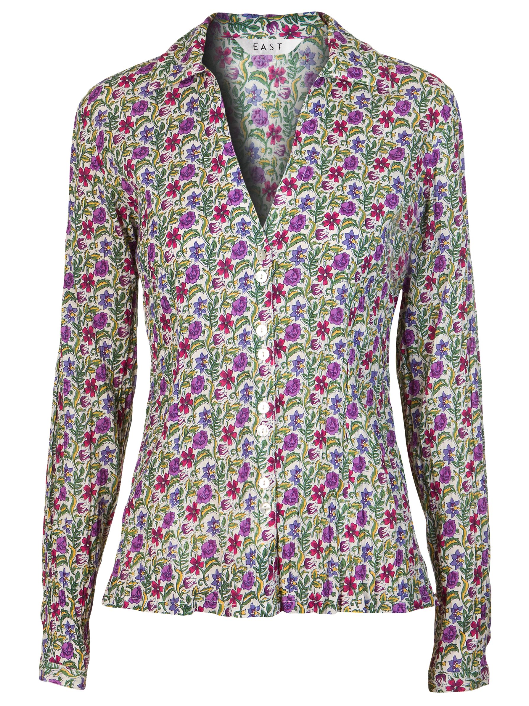 East Floral Print Blouse, White