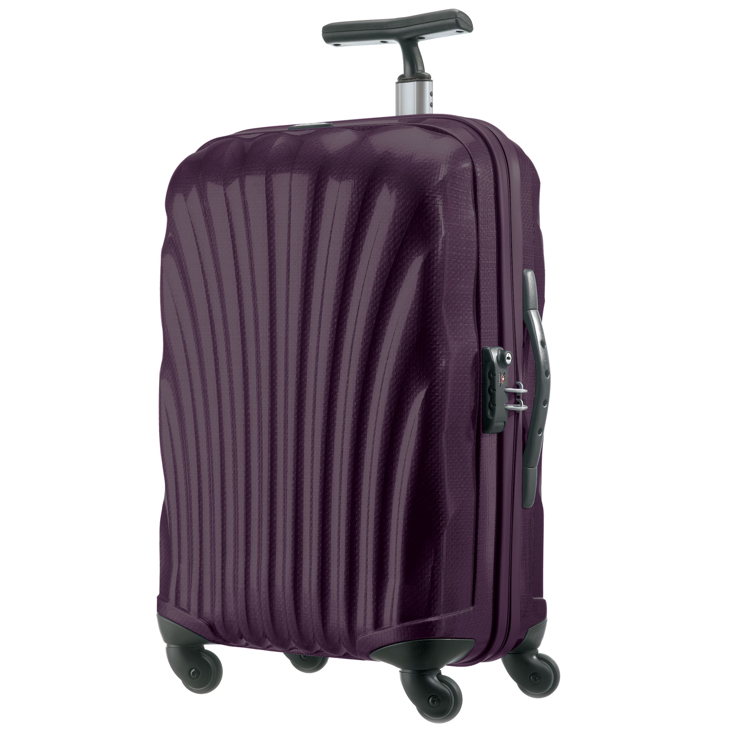 Samsonite Cosmolite Spinner Trolley Cases, Violet at John Lewis