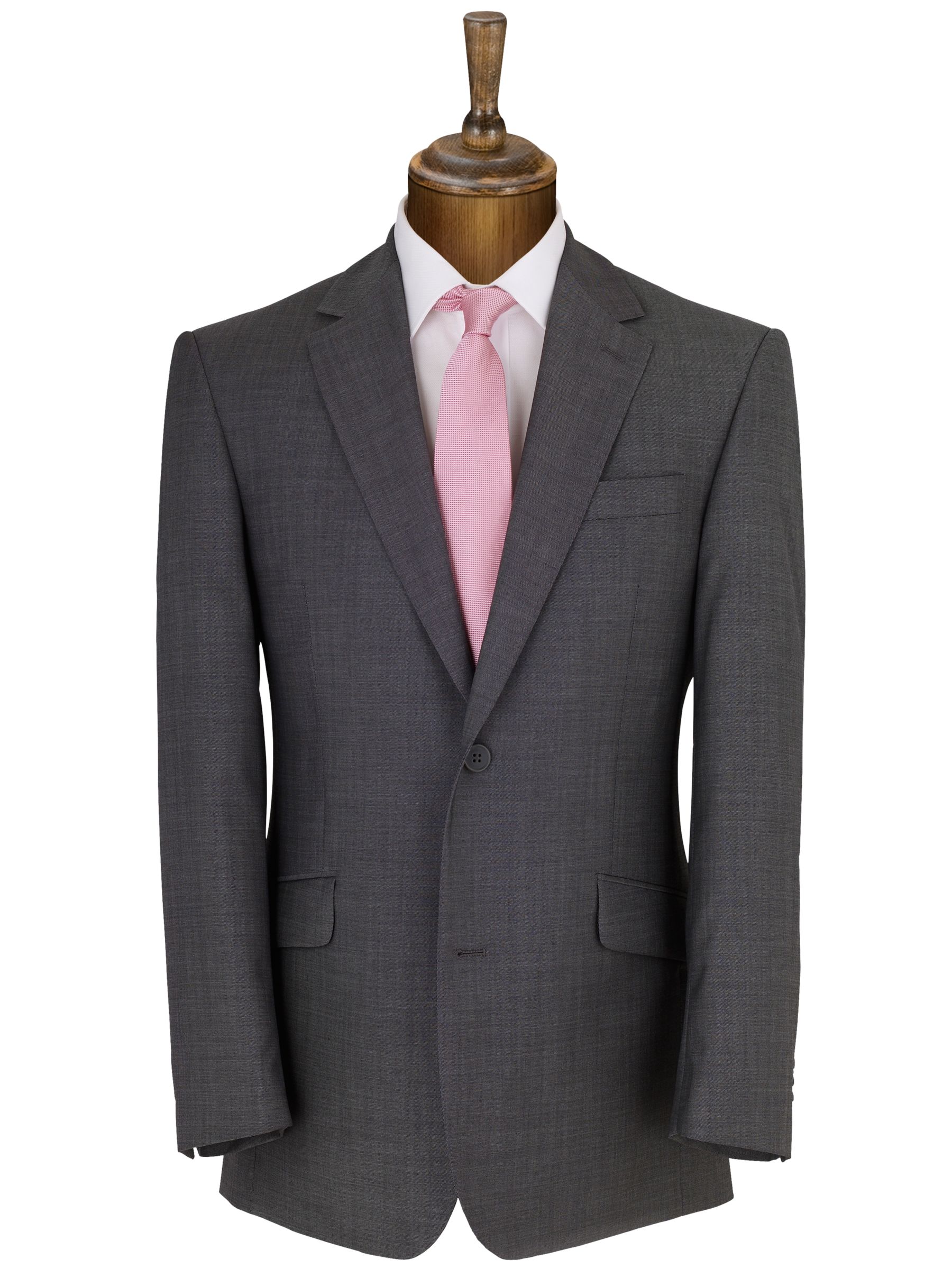 Daniel Hechter Plain Organic Wool Jacket, Charcoal at John Lewis