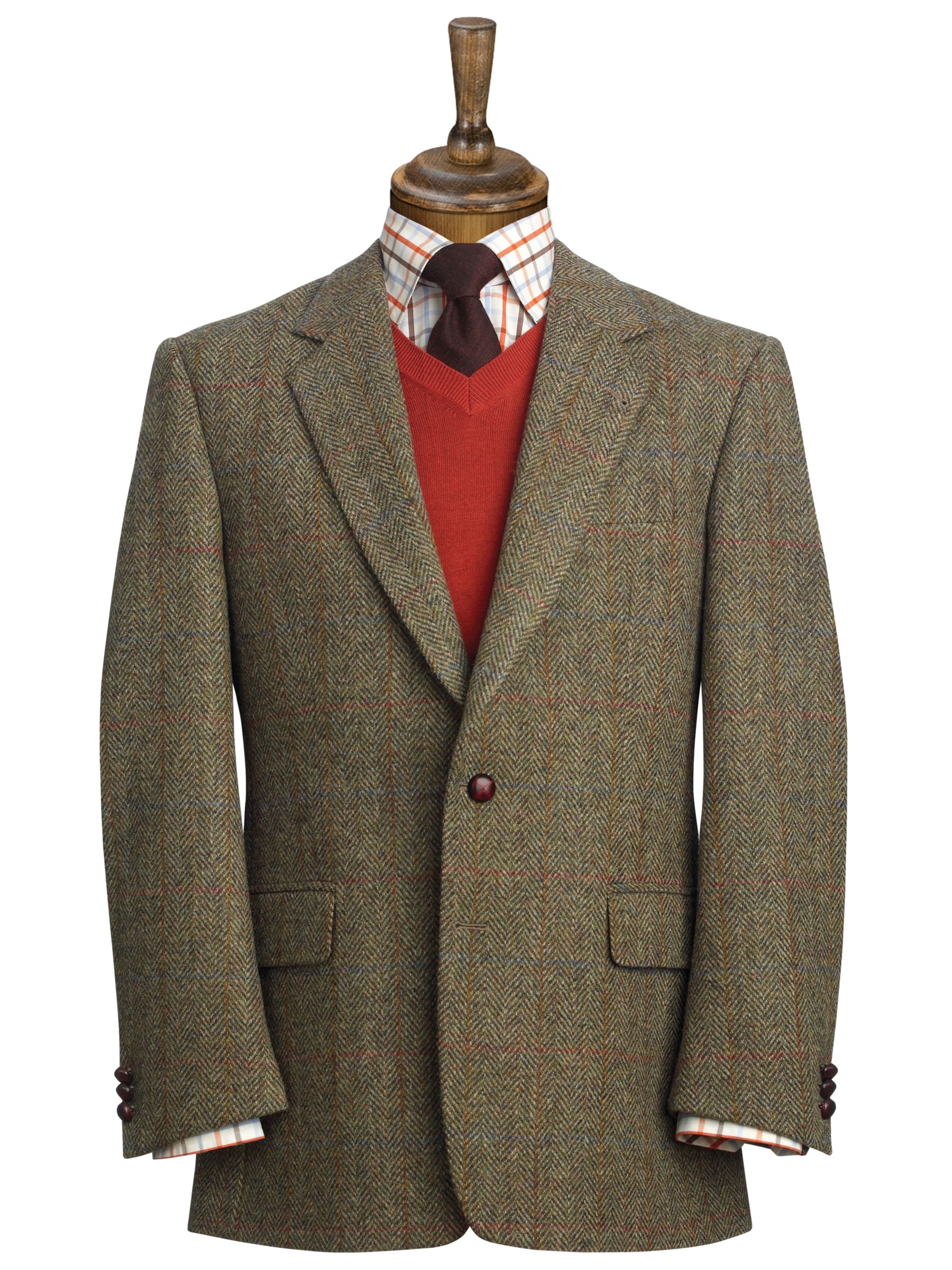 Harris Tweed Taransay Single Breast Jacket, Natural at John Lewis