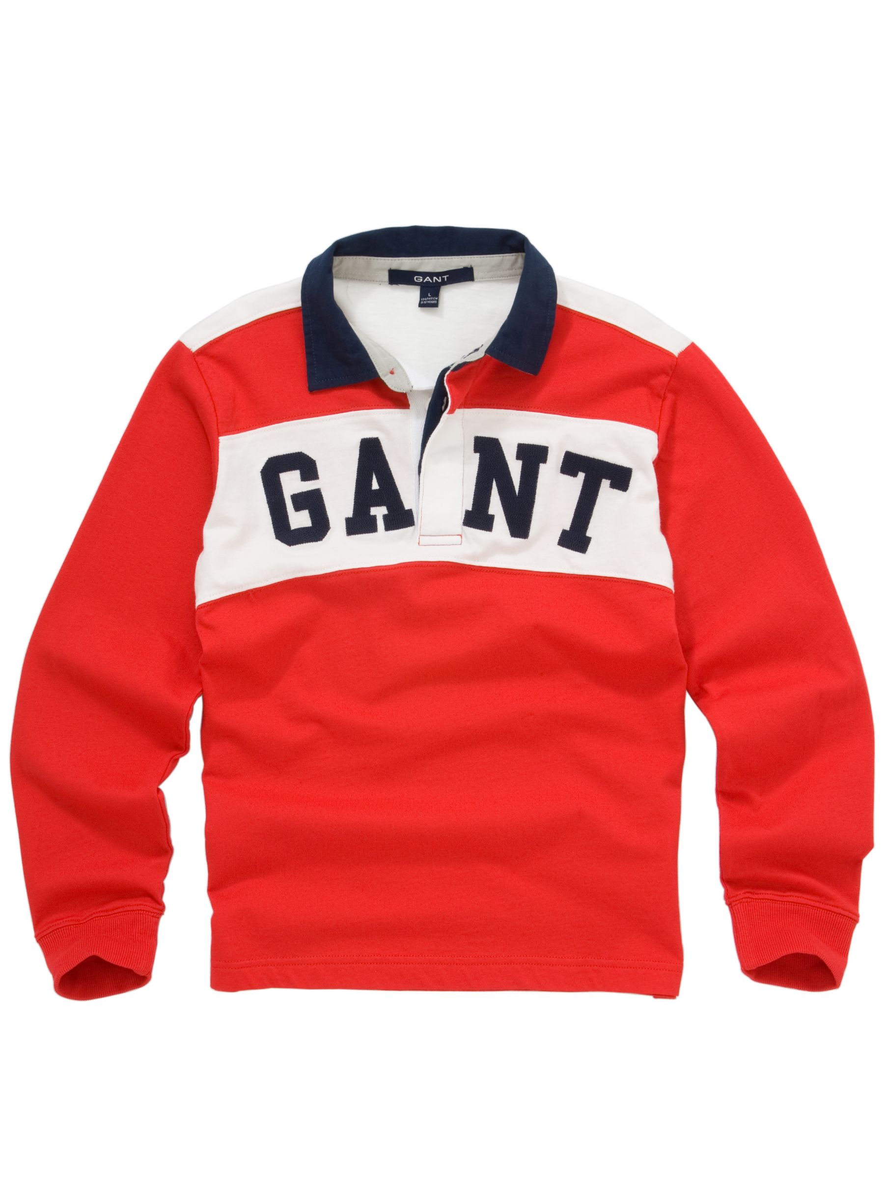 Gant Heavy Rugby Shirt, Red