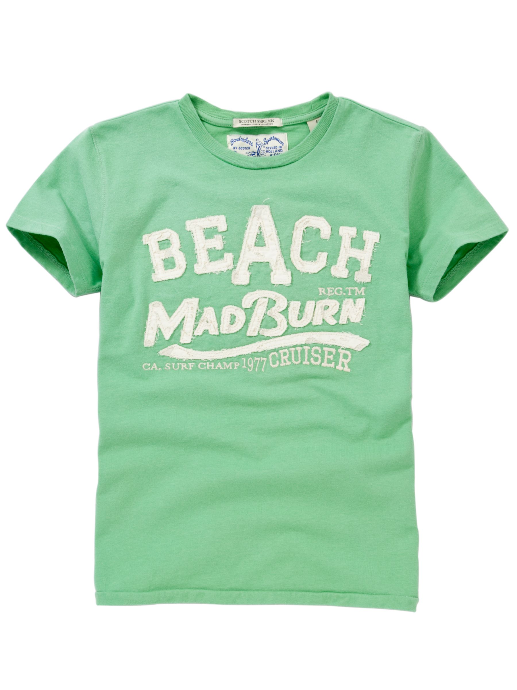 Scotch and Soda Short Sleeve T-Shirt, Green